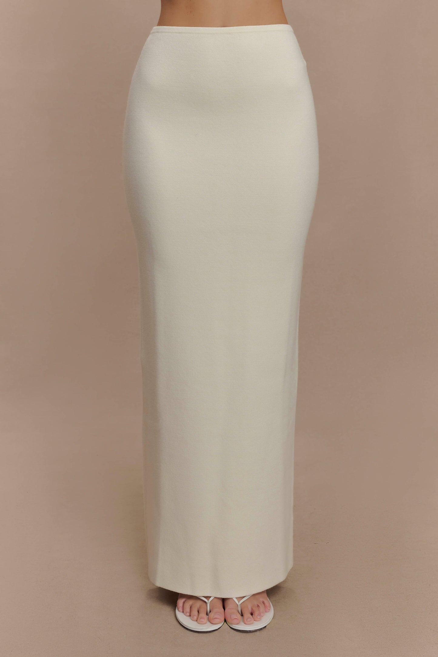 Jupe Maxi Tricot Kyle - Ivoire