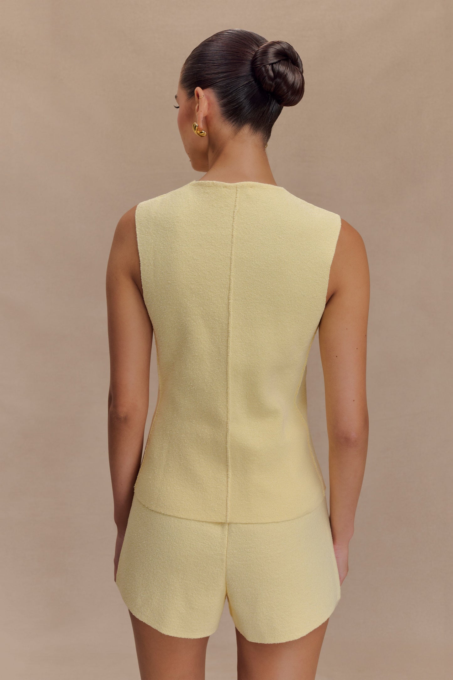 Shorts en Tricot Malika - Citron
