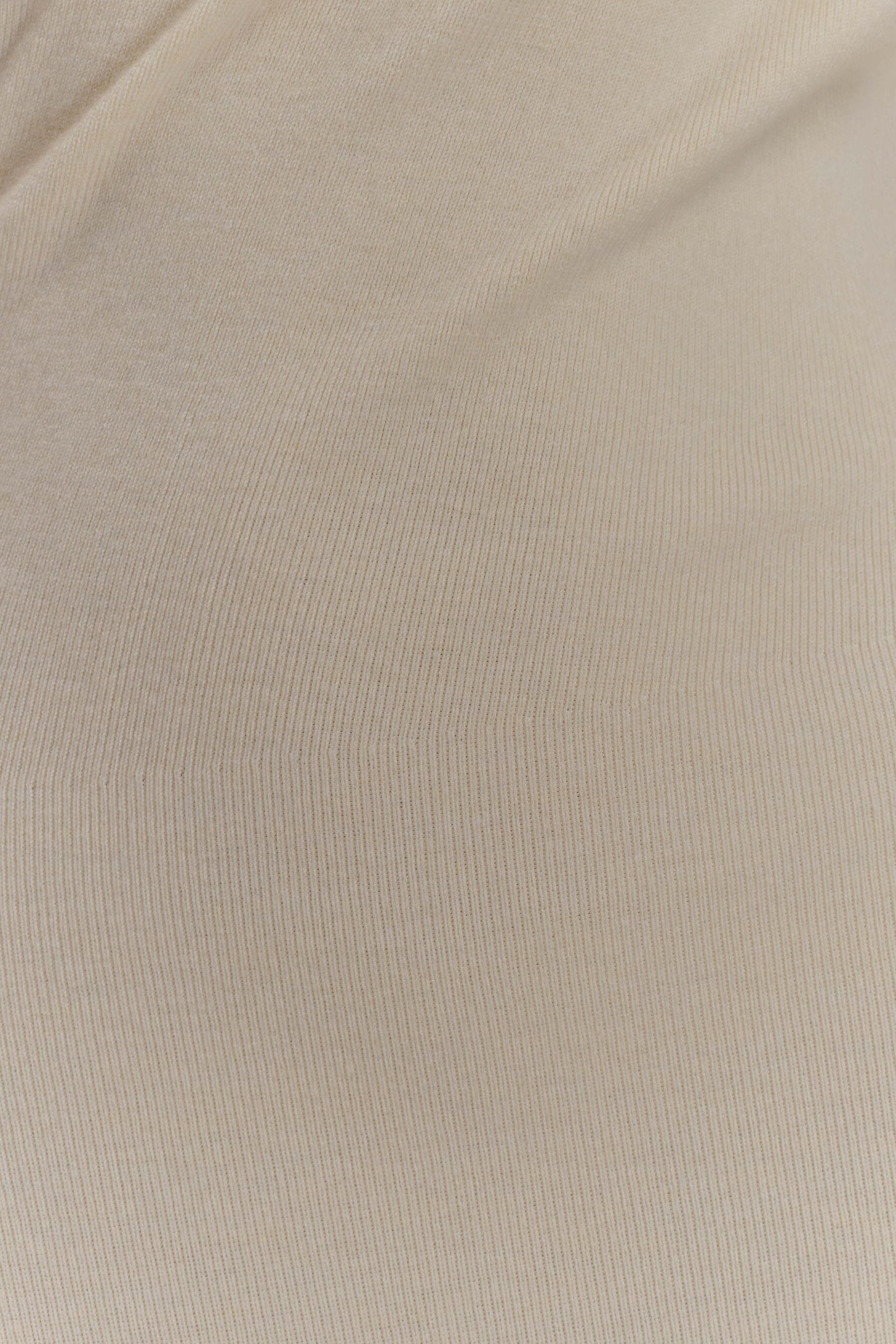 Robe mi-longue en jersey torsadé et drapé Culver - Crème