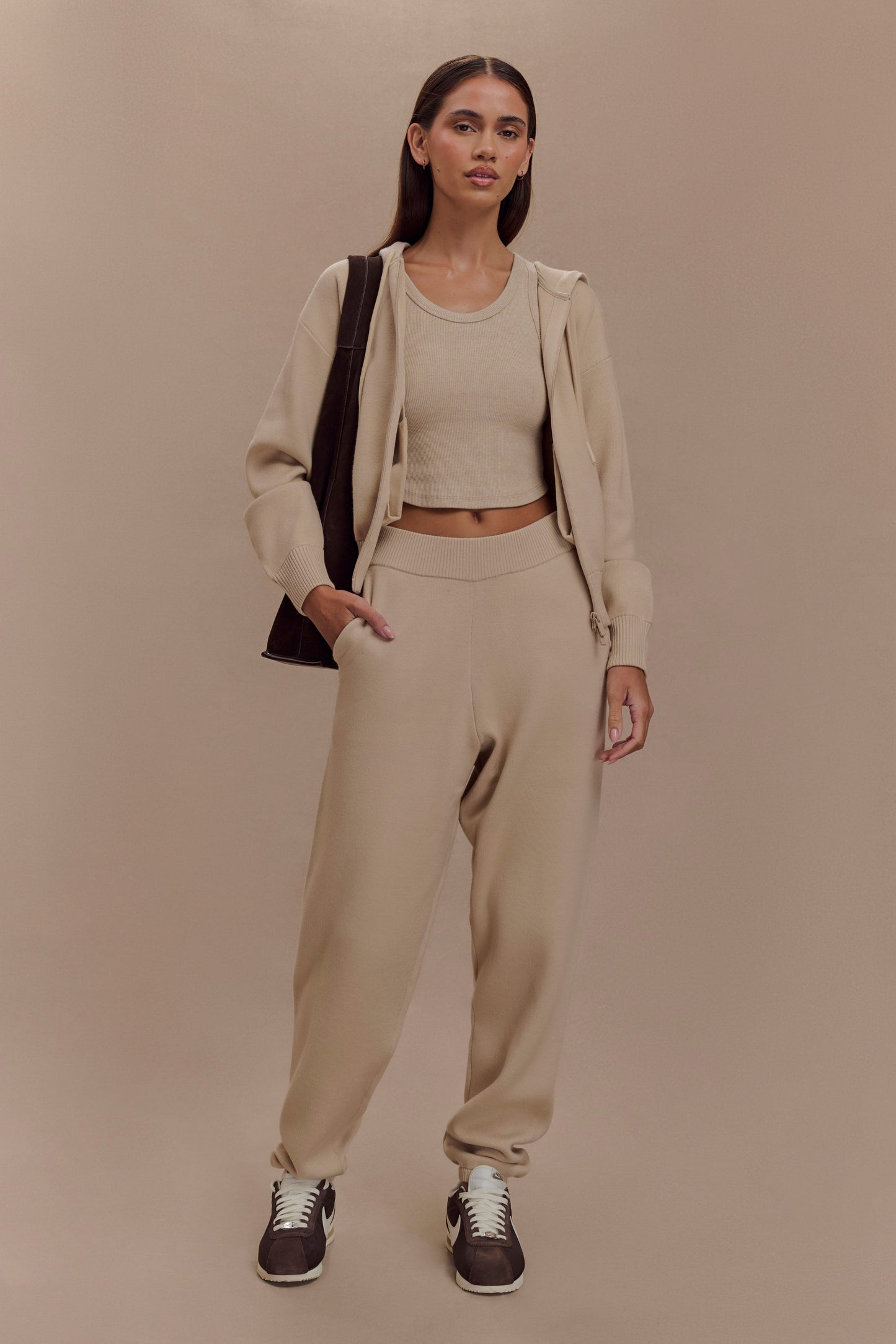 Jogging en tricot Sami - Camel