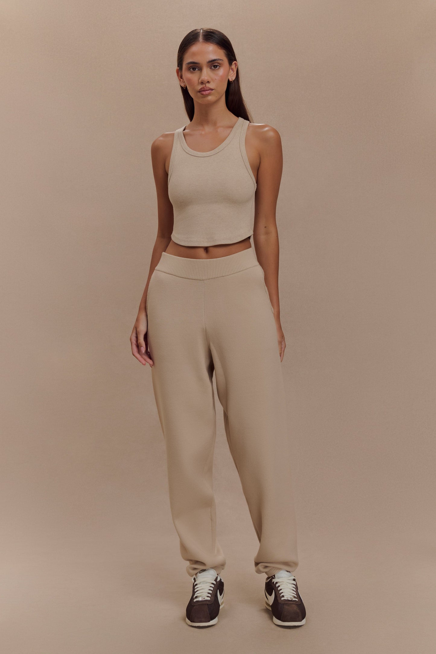Jogging en tricot Sami - Camel