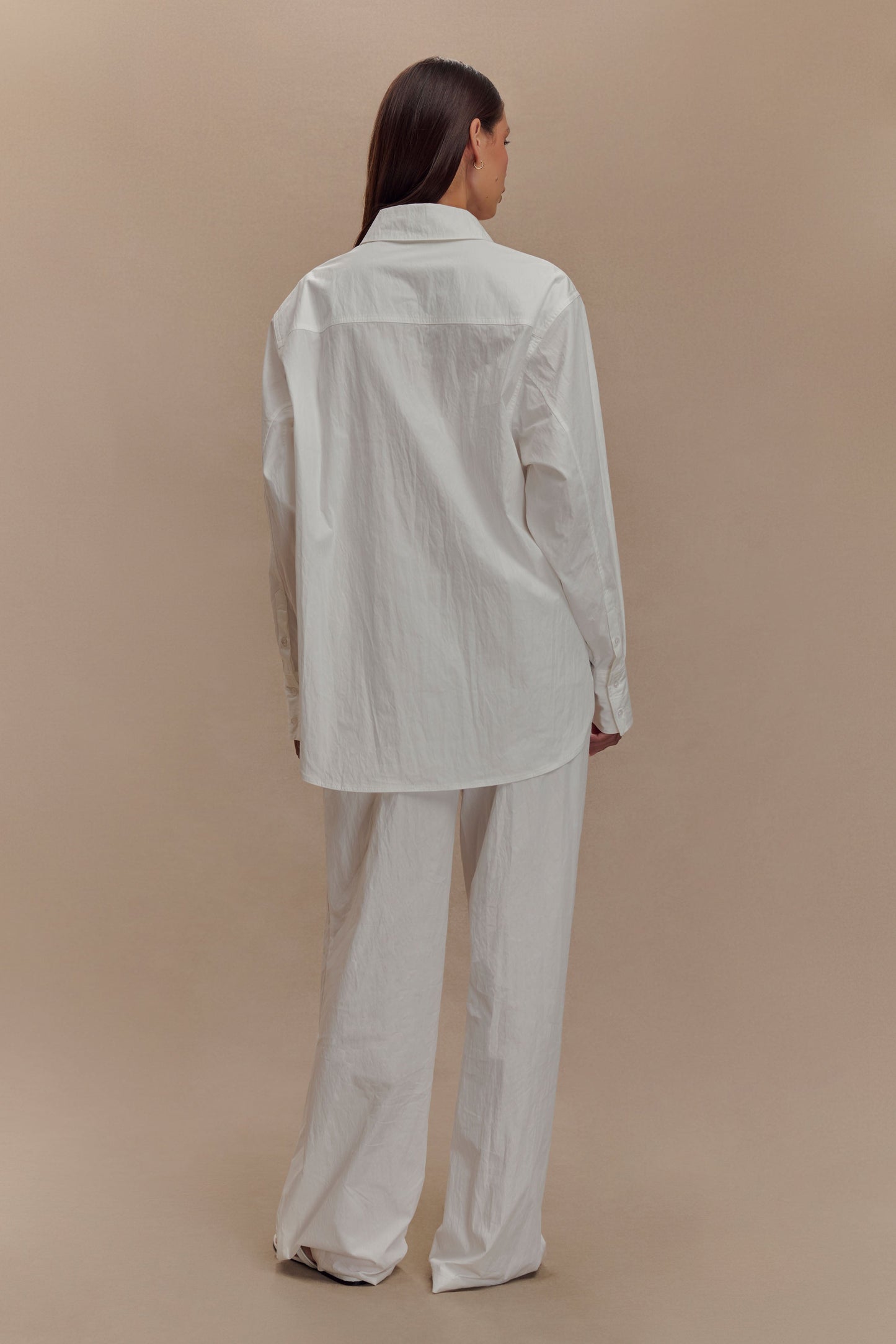 Chemise oversize en coton Campbell - Blanc