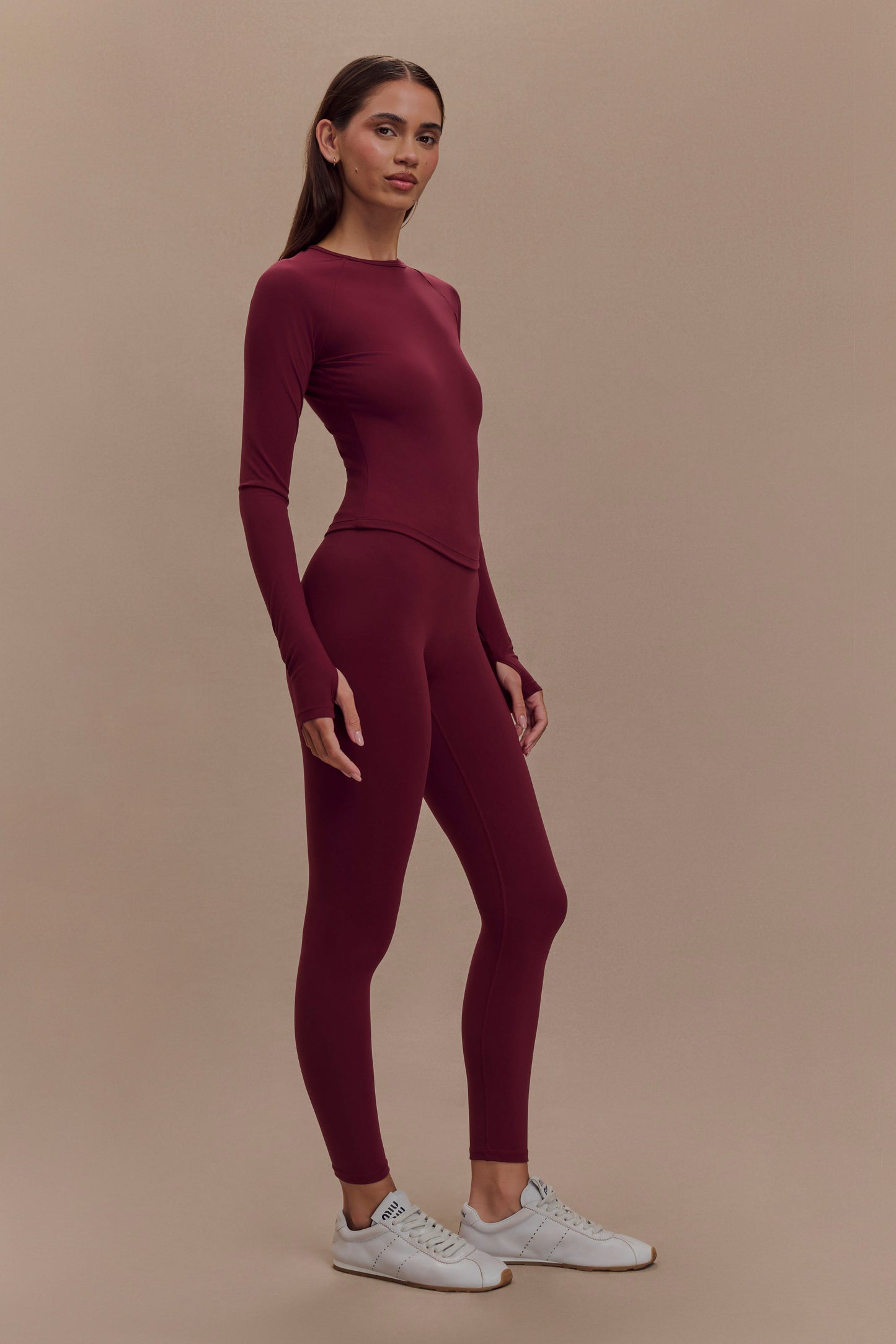 Leggings de sport Callie - Bourgogne