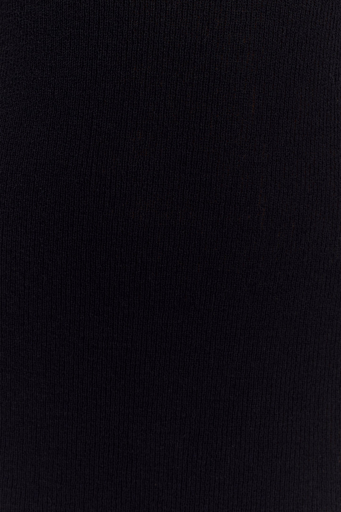 Robe Maxi Tricot Melodie à Manches Frangées - Noir/Blanc
