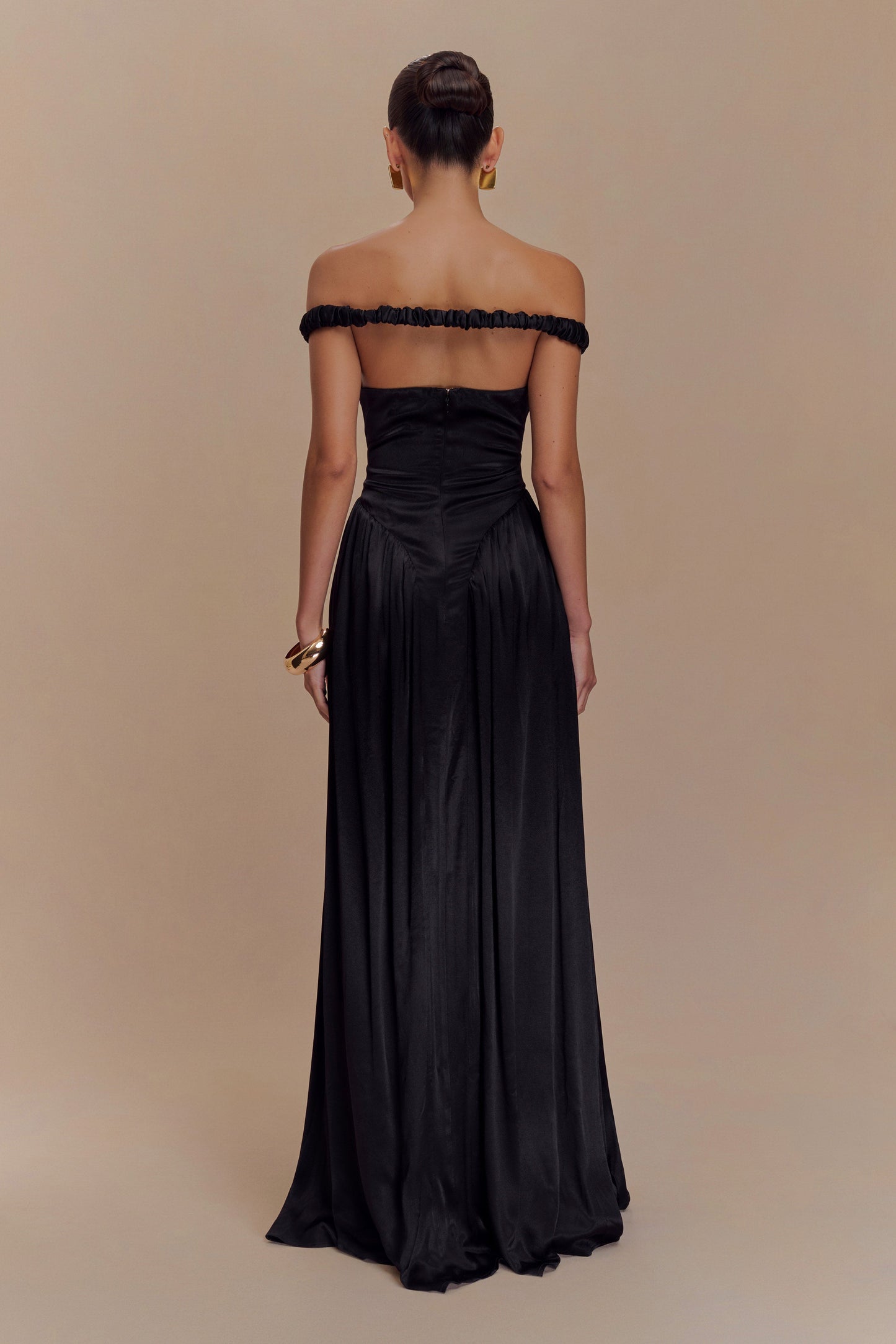 Robe Maxi Coco à la taille basse - Noir