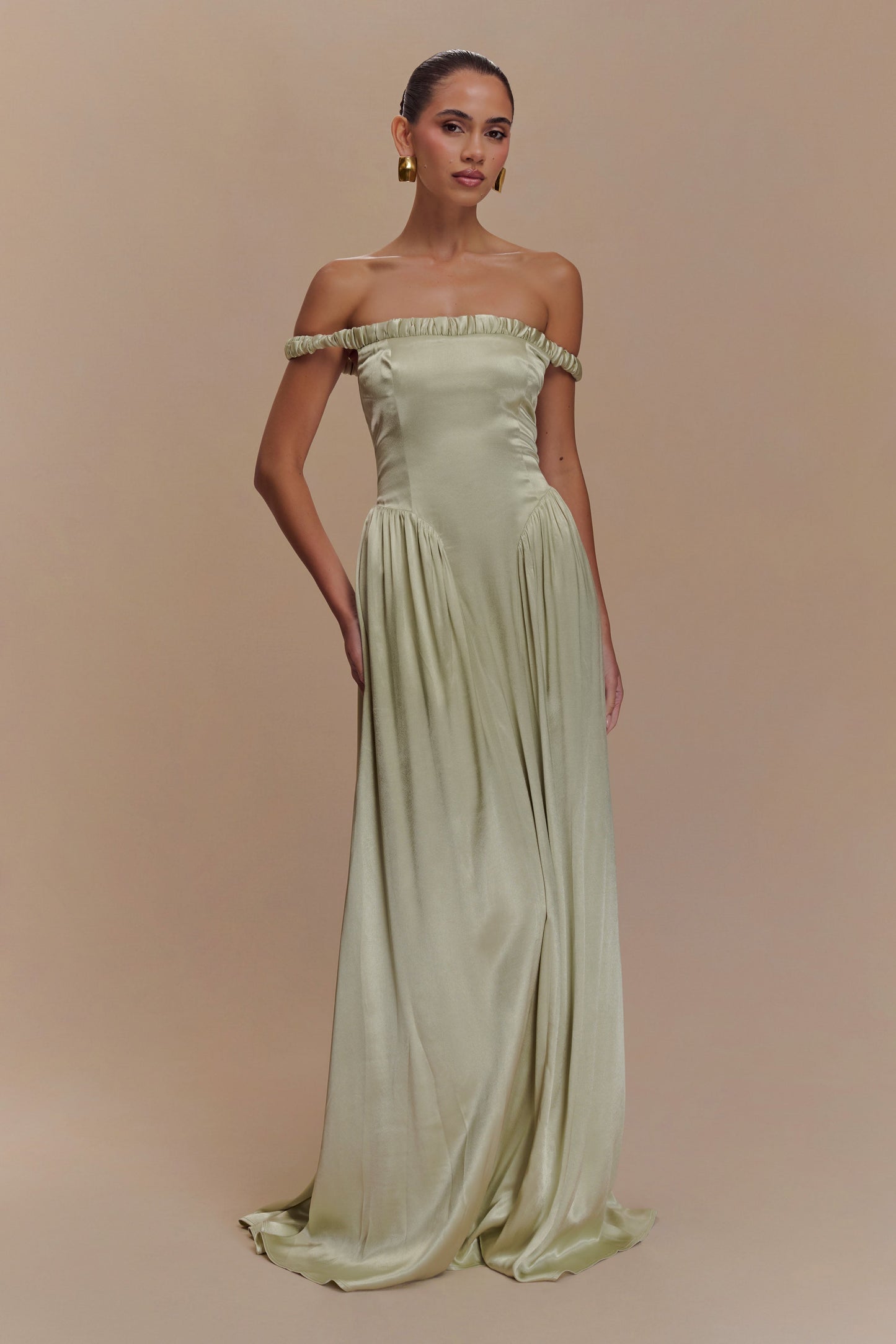 Robe Maxi Coco à Taille Tombante - Sève