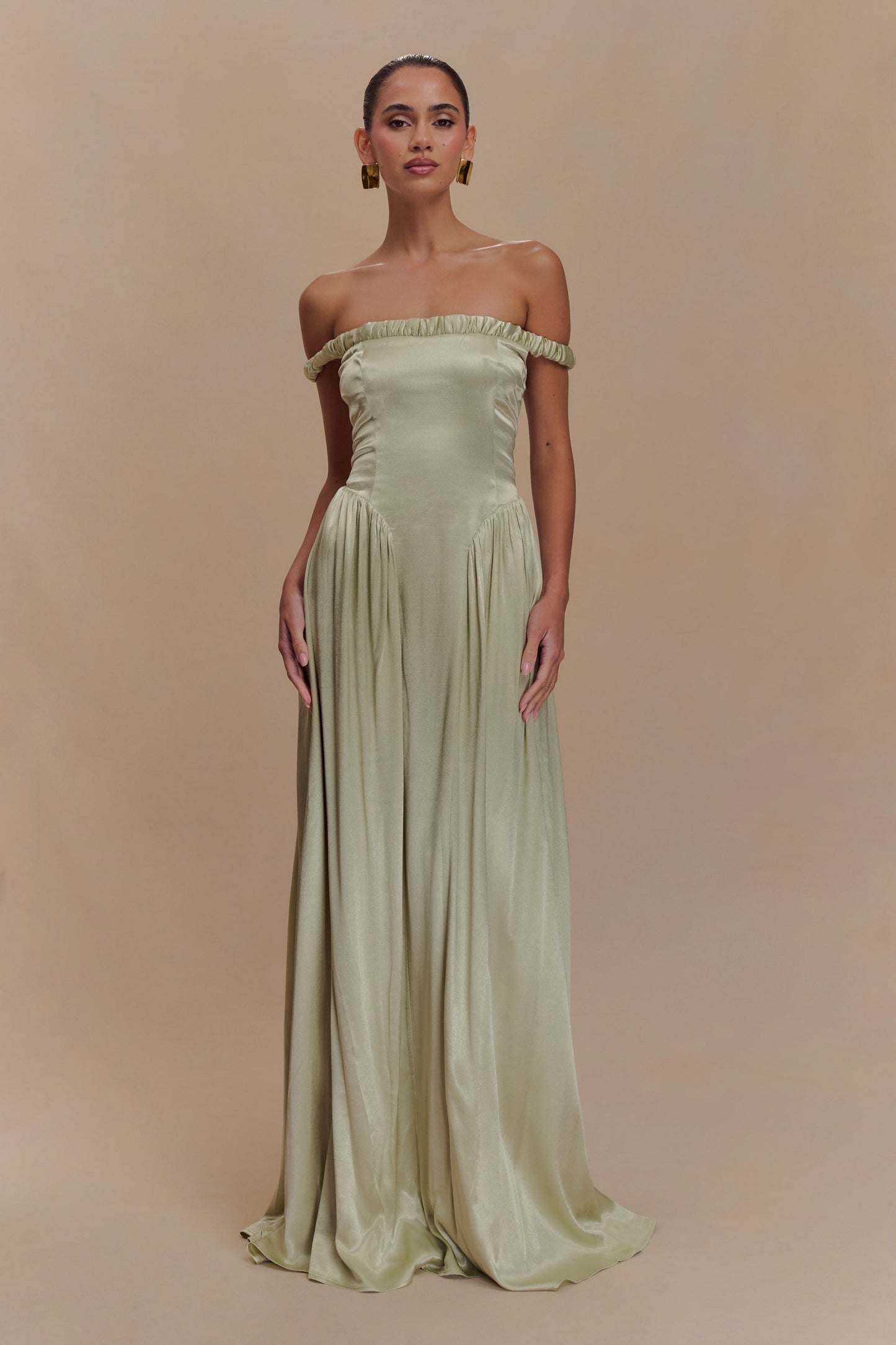 Robe Maxi Coco à Taille Tombante - Sève