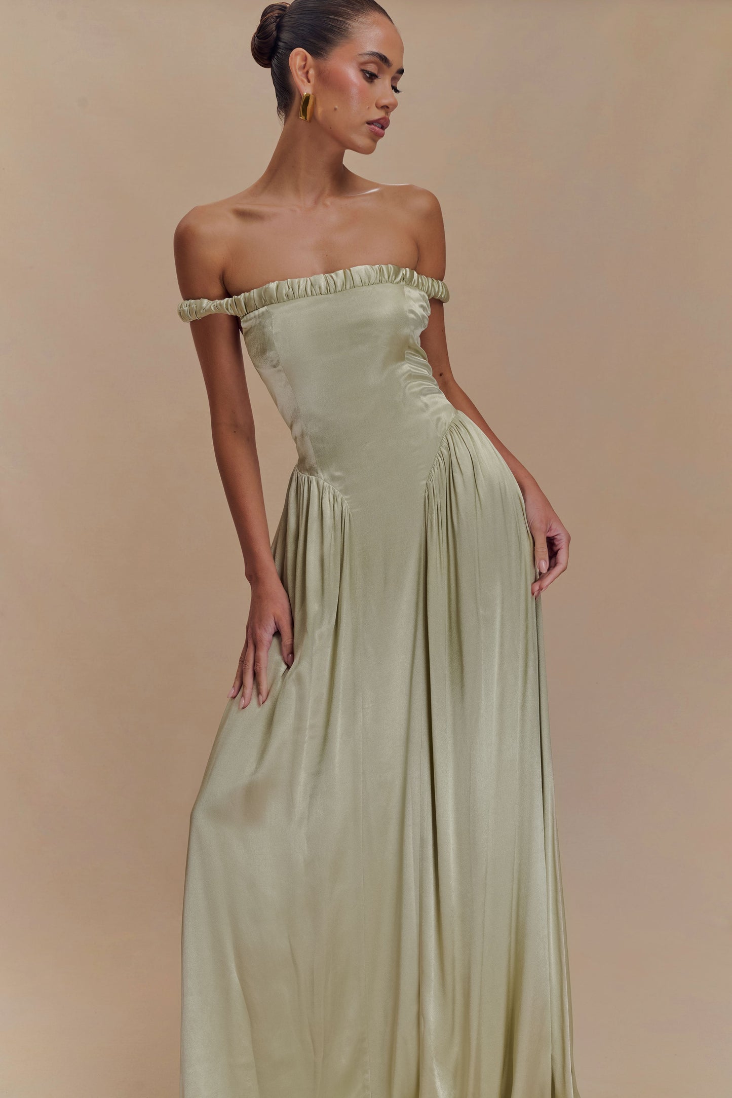 Robe Maxi Coco à Taille Tombante - Sève