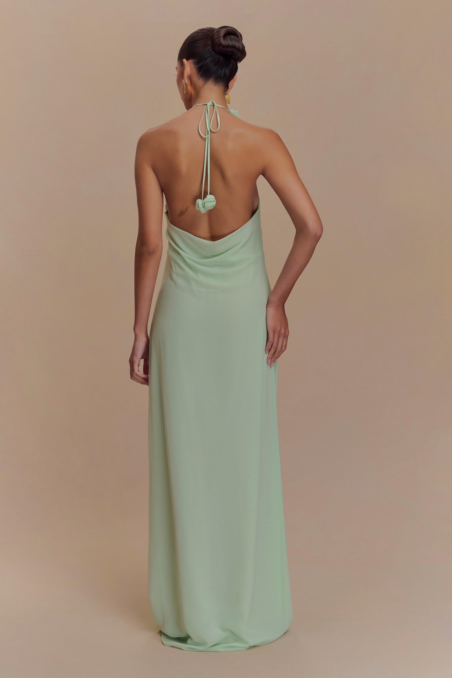 Robe Maxi à Col Chandail Rosalia - SAGE