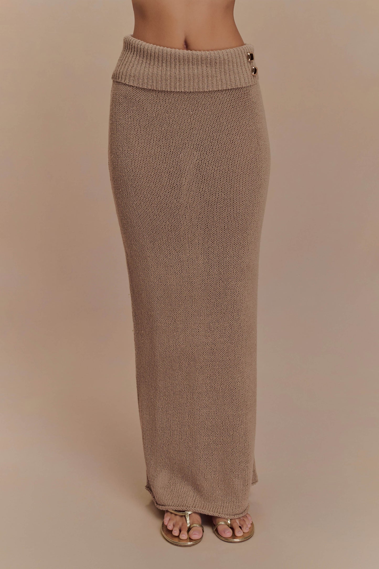 Jupe Maxi Tricot Sloane - Latte