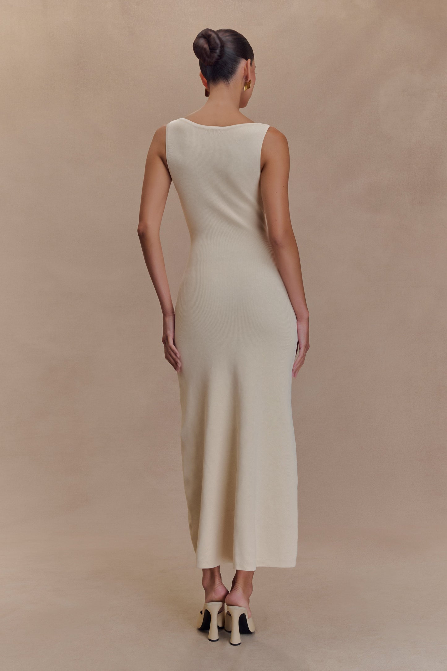 Robe Maxi Sans Manches Boutonnée Sawyer - Ivoire
