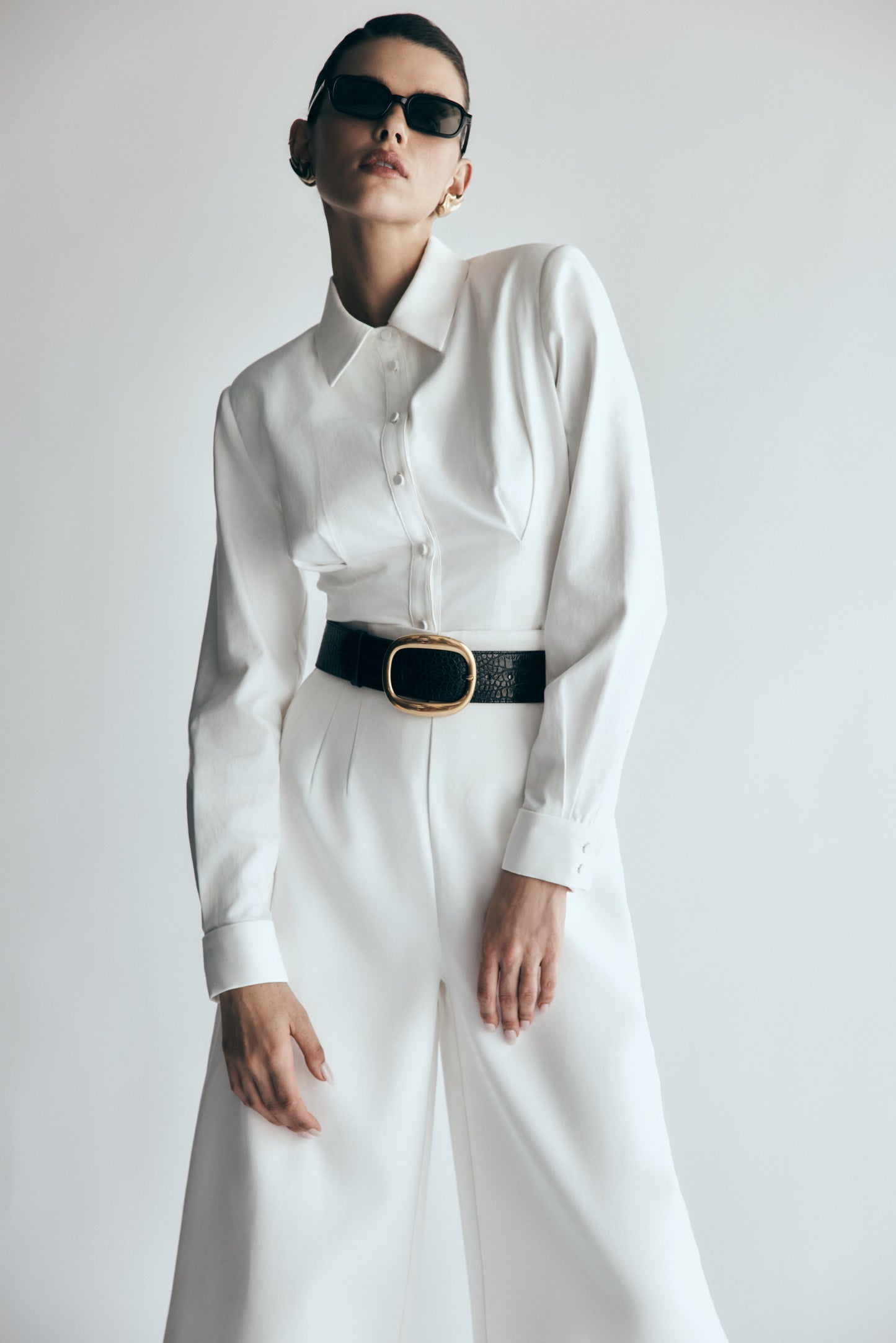 Chemise oversize Rhia - Blanche