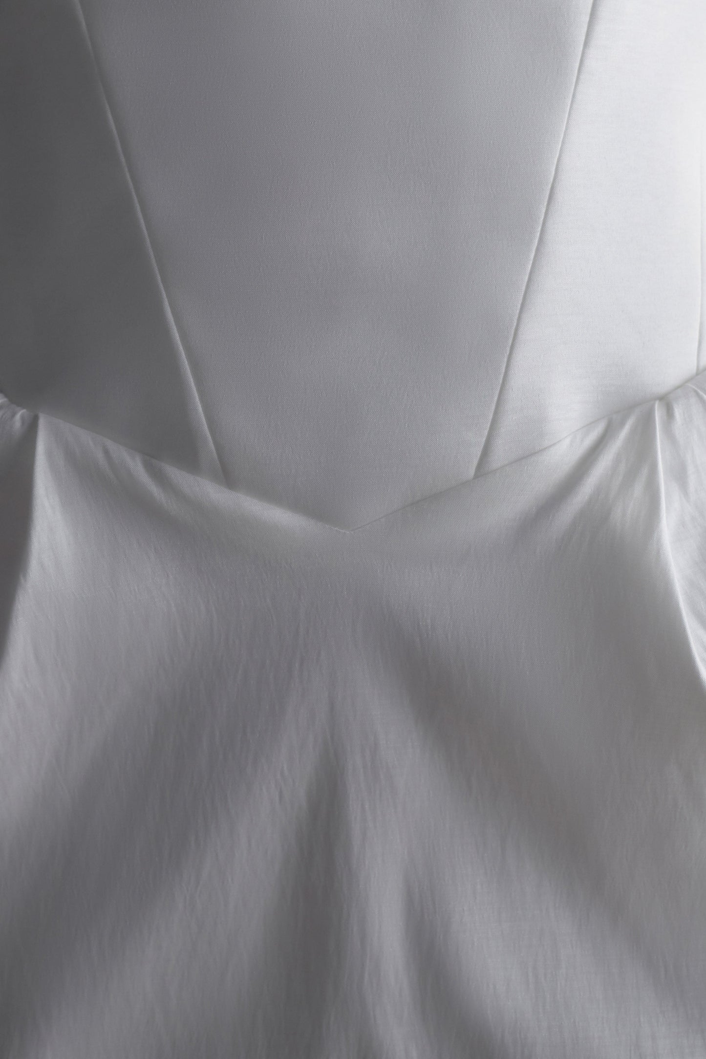 Mini-robe Suzette en taffetas avec nœud - Blanc