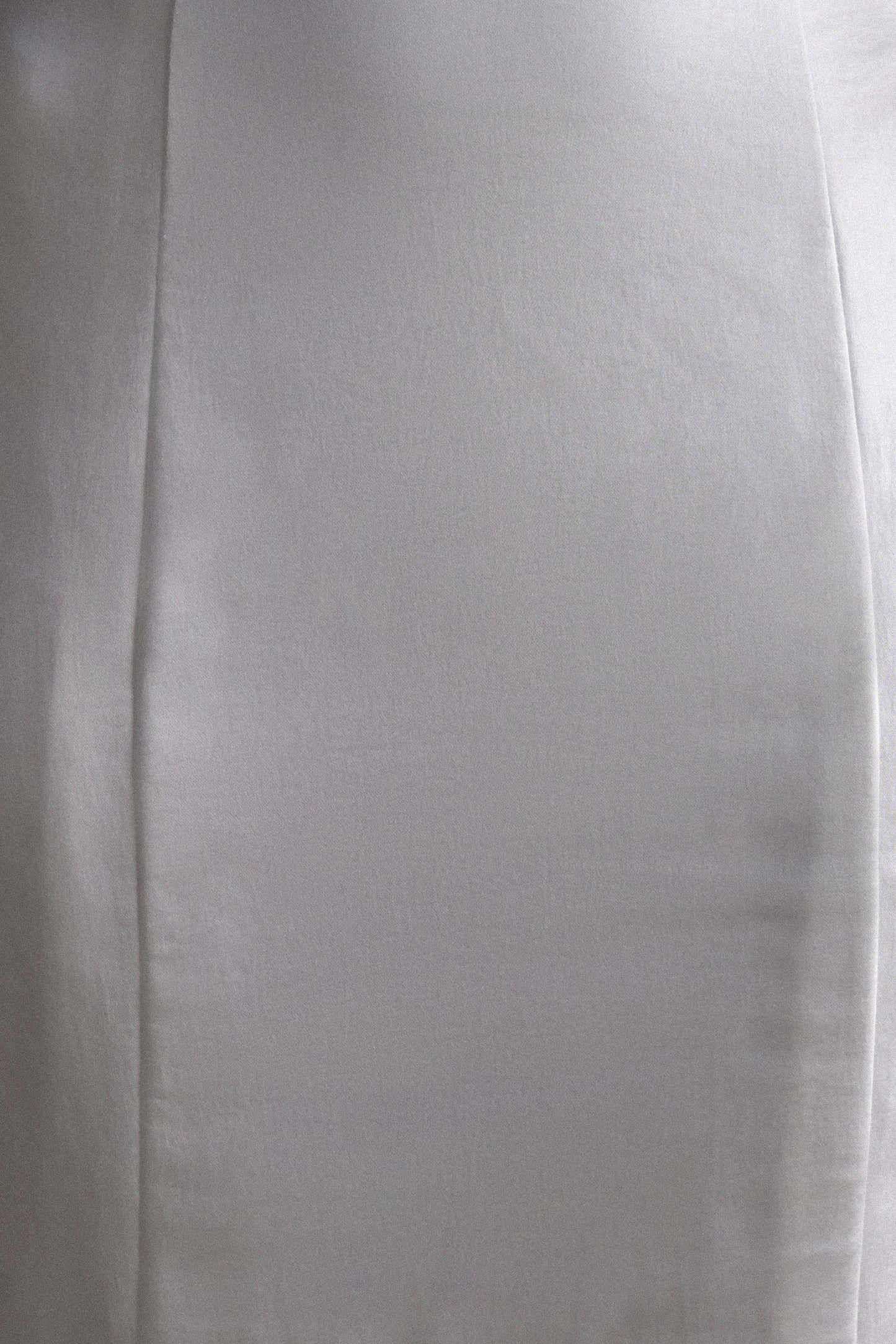 Jupe Maxi Queue de Poisson en Satin Khloe - Blanche