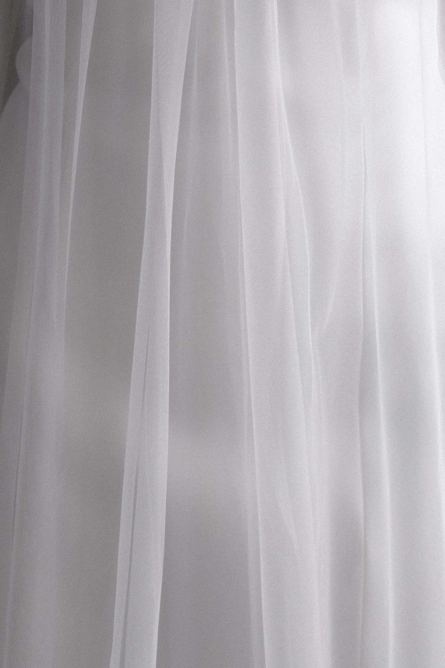 Bettany Robe Maxi en Chiffon Sans Bretelles - Blanche