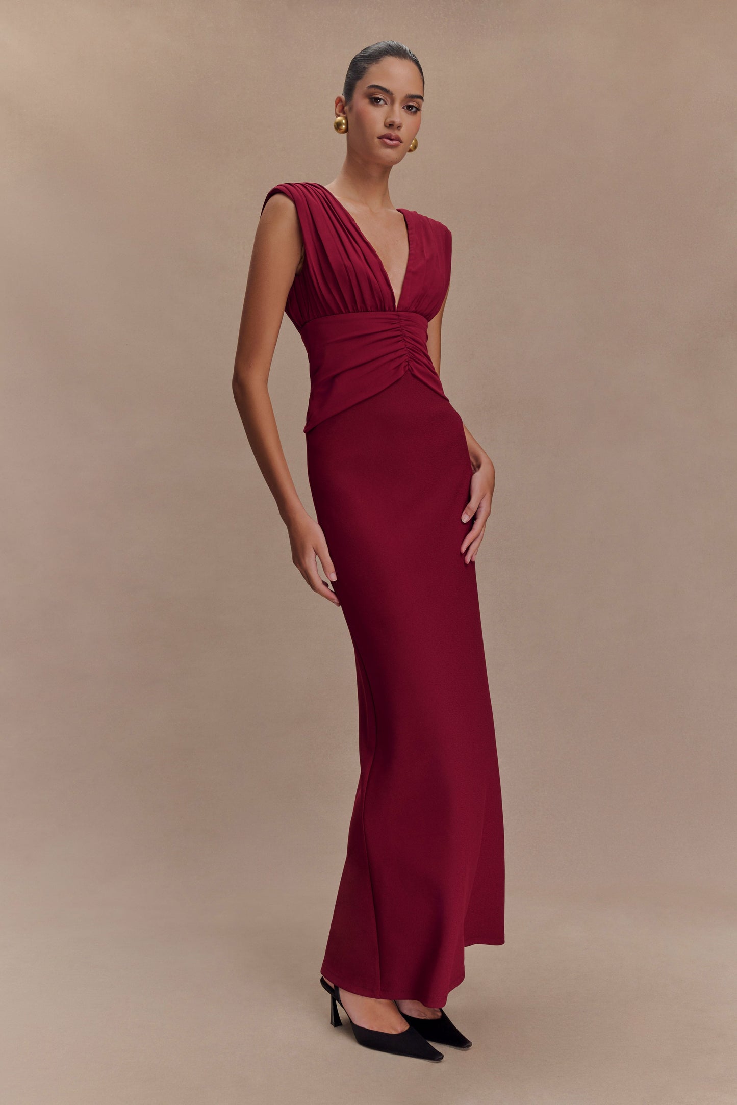 Robe Maxi Monique - Prune