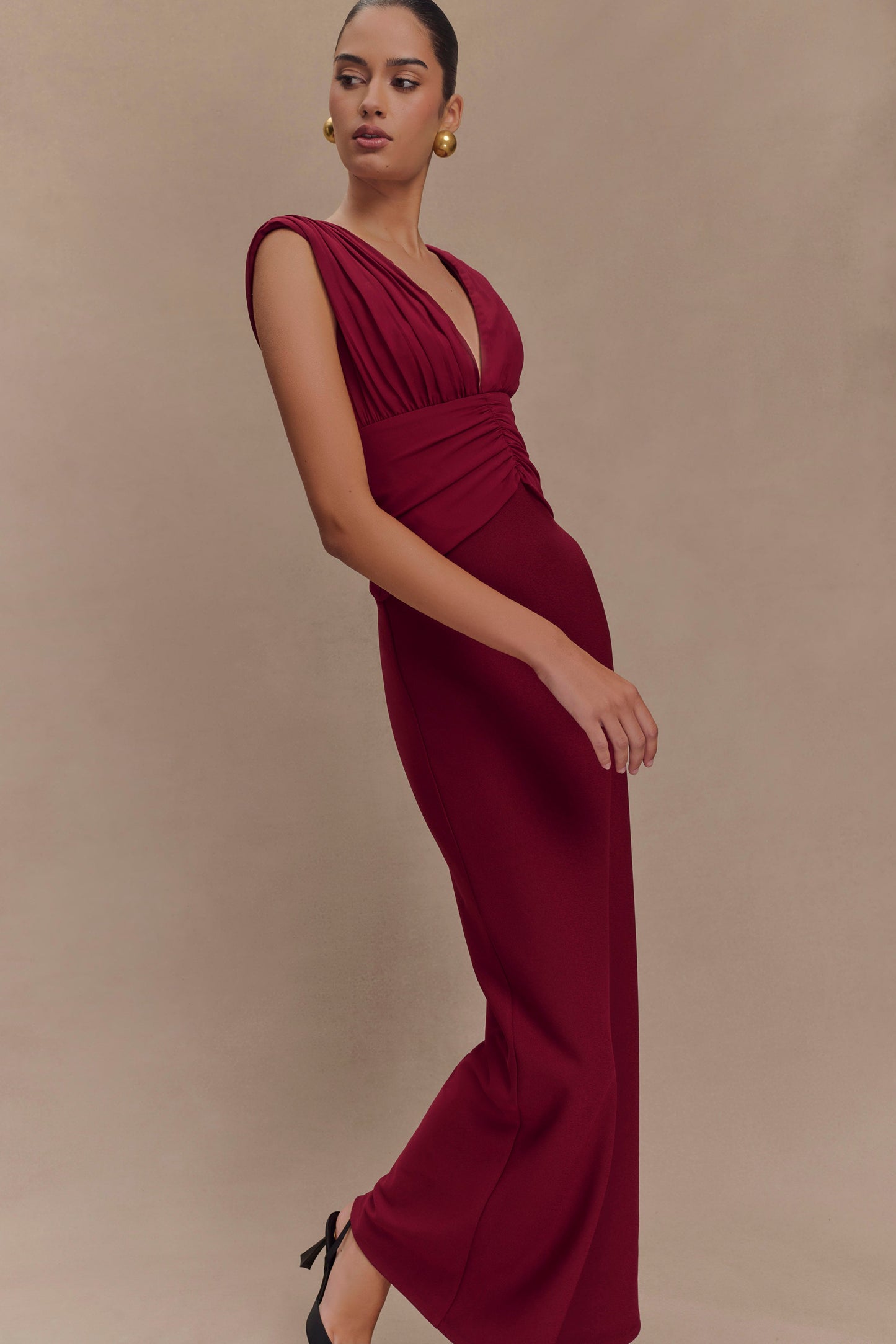 Robe Maxi Monique - Prune