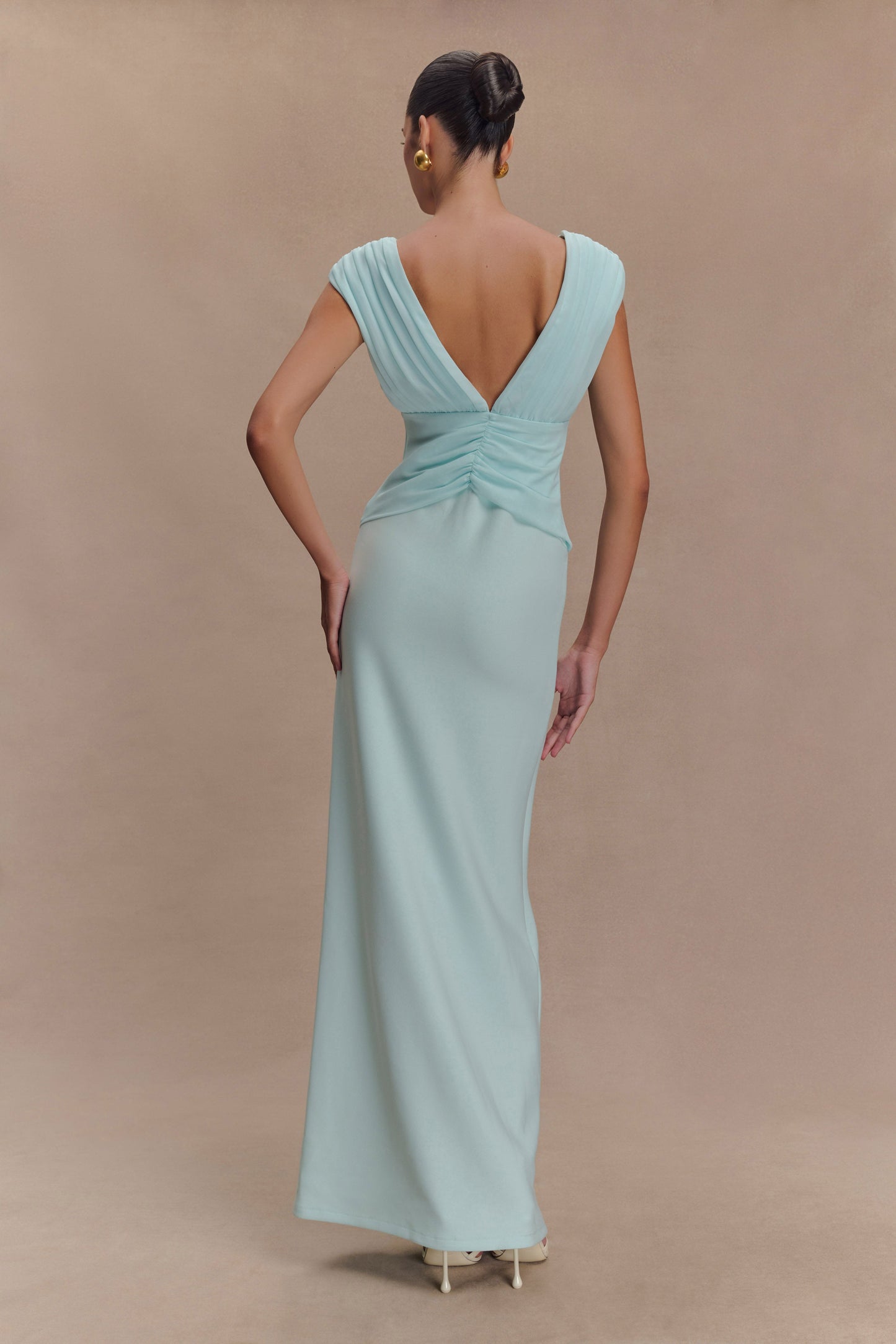 Robe Maxi Monique - Bleu Glace