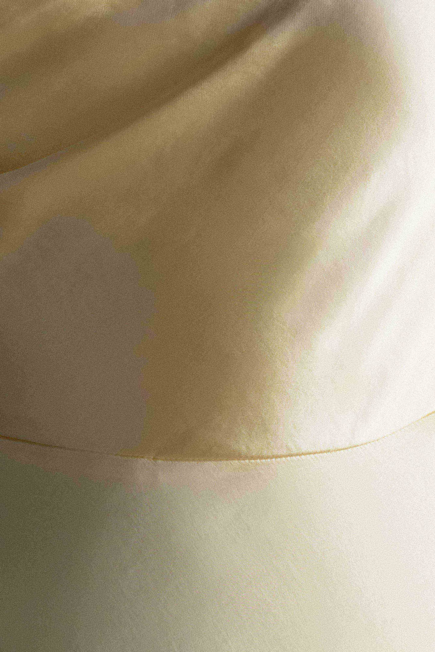 Robe Maxi Jacinta à une épaule - Citron Pastel
