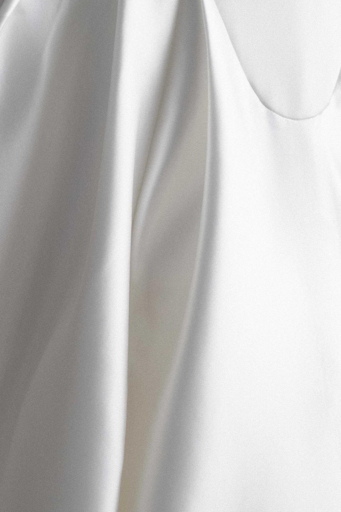 Robe Maxi Satin Sans Bretelles Delphine - Blanche