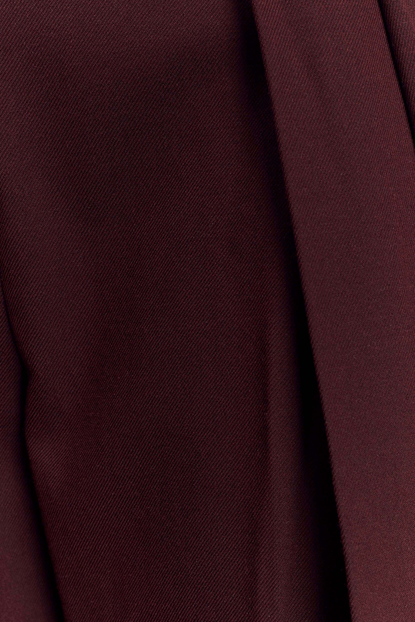 Pantalon à taille haute et plis Penelope - Brun-rouge