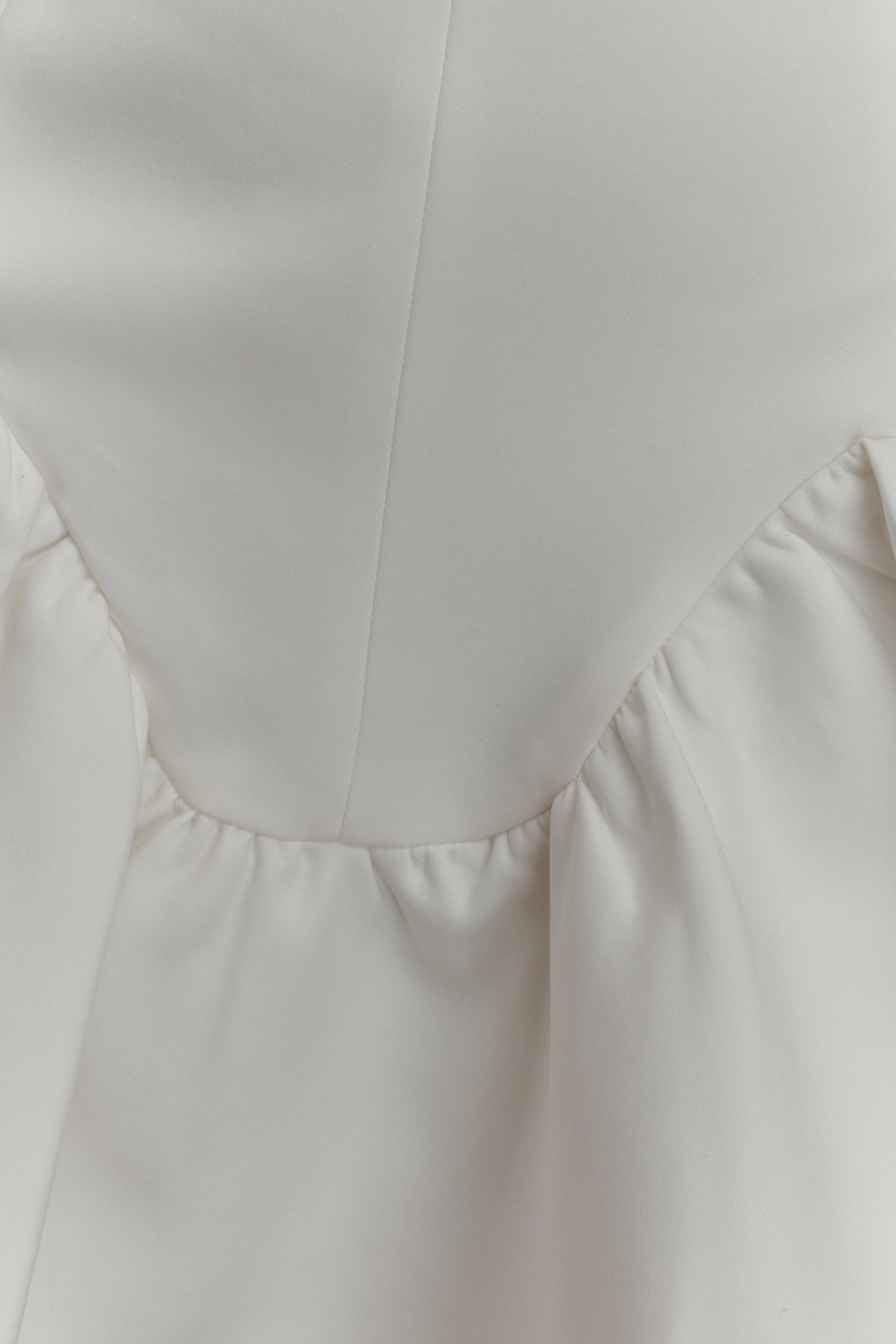 Mini-robe à bretelles Calipso - Blanc