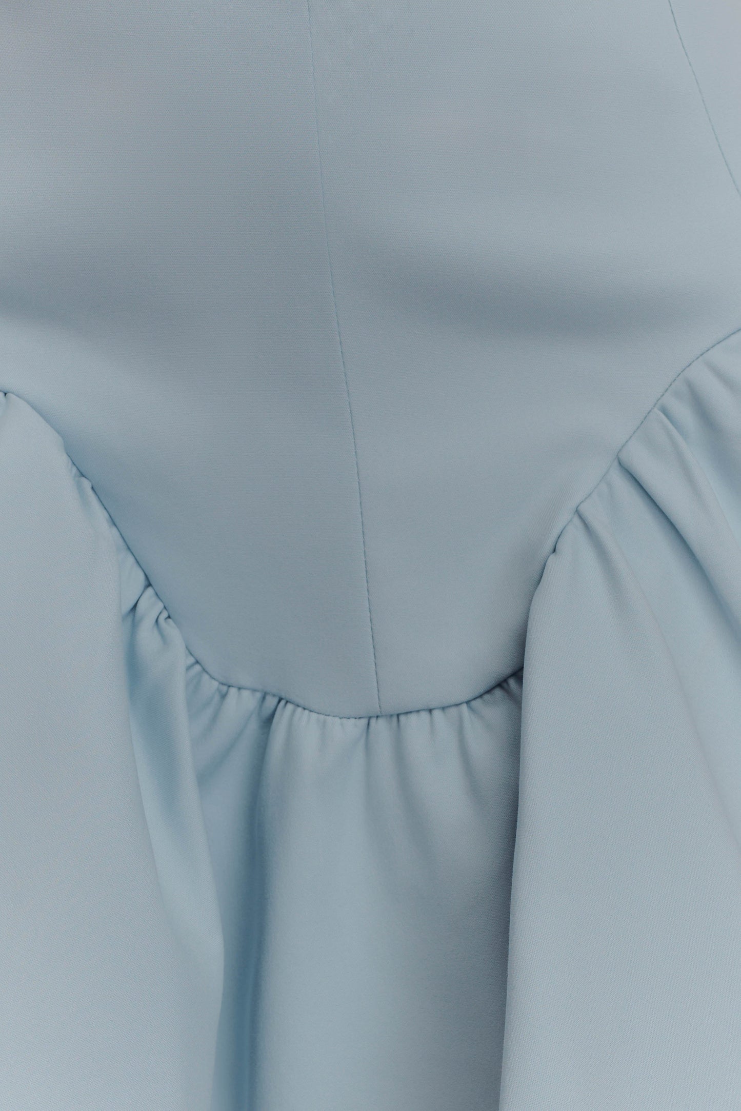 Mini-robe à bretelles Calipso - Bleu bleuet