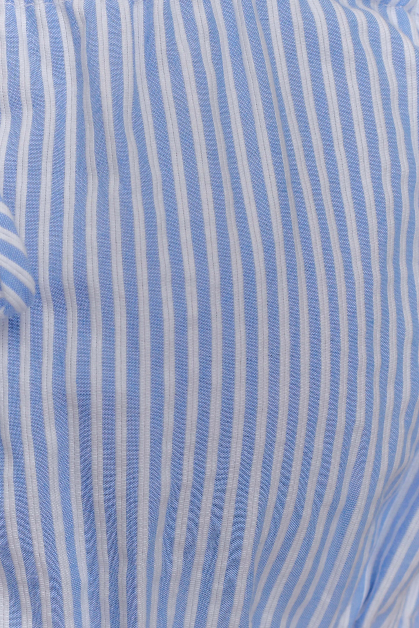 Crop top sans manches Gretel - rayures bleues