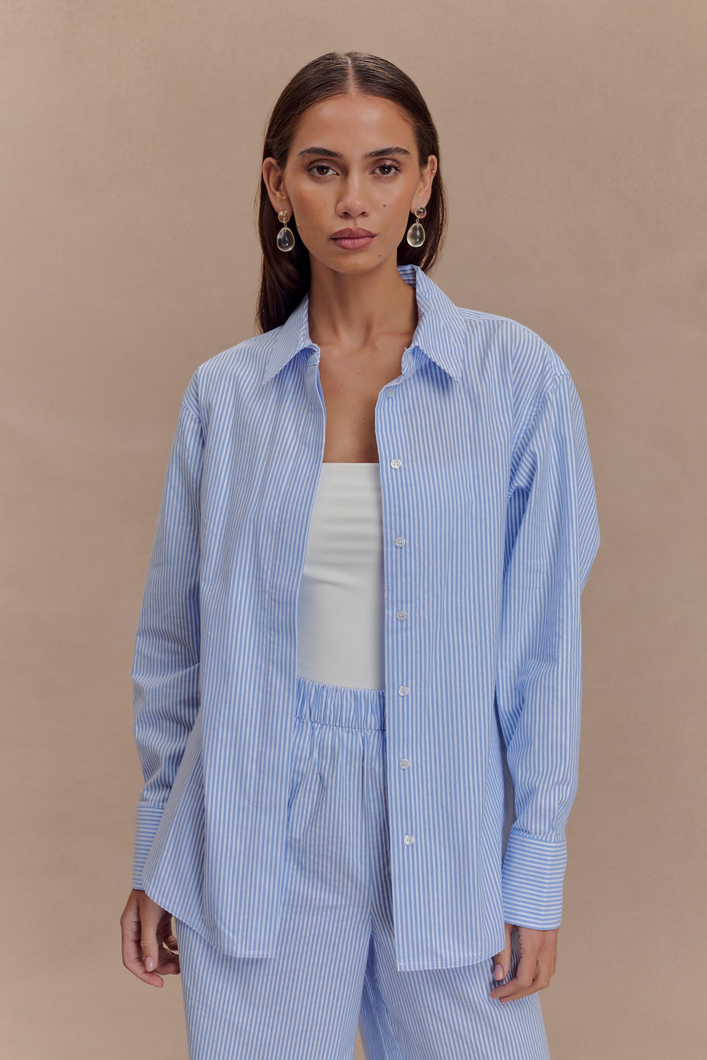 Chemise oversize Hansen - Rayures bleues