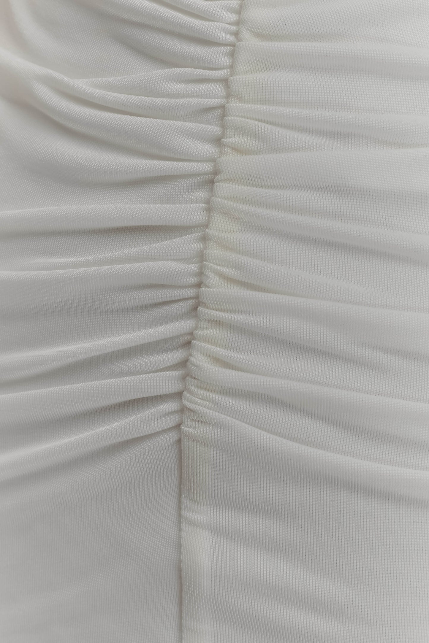 Robe Maxi Vienna en Jersey Découpe - Blanc