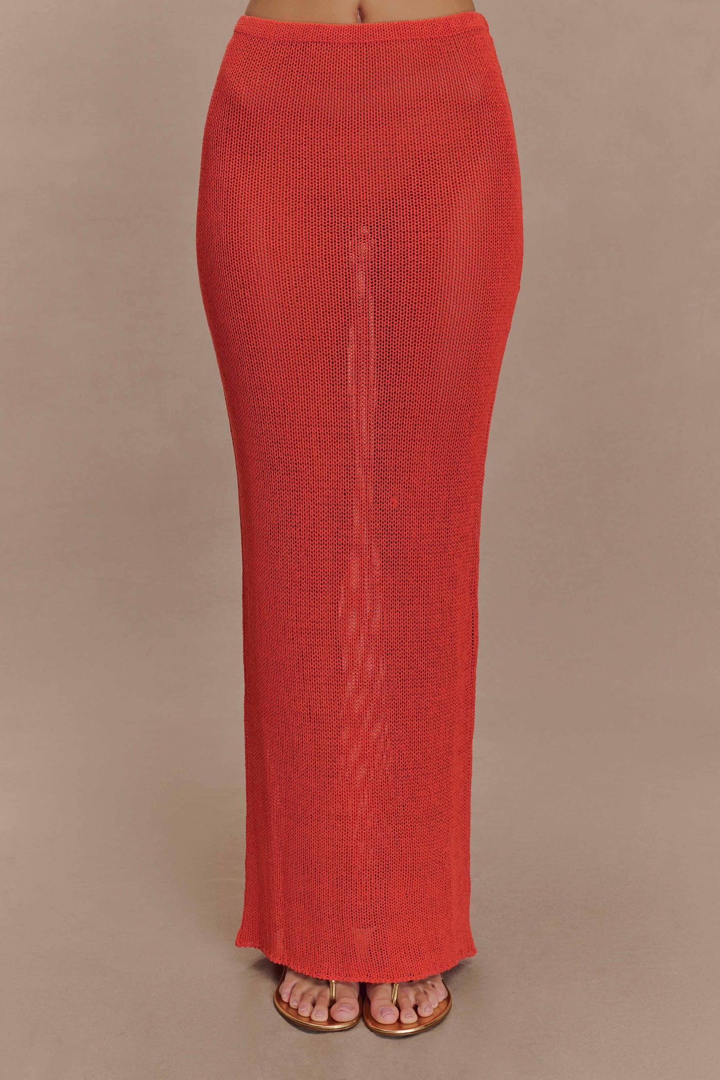 Jupe Maxi Tricot Reagan - Orange