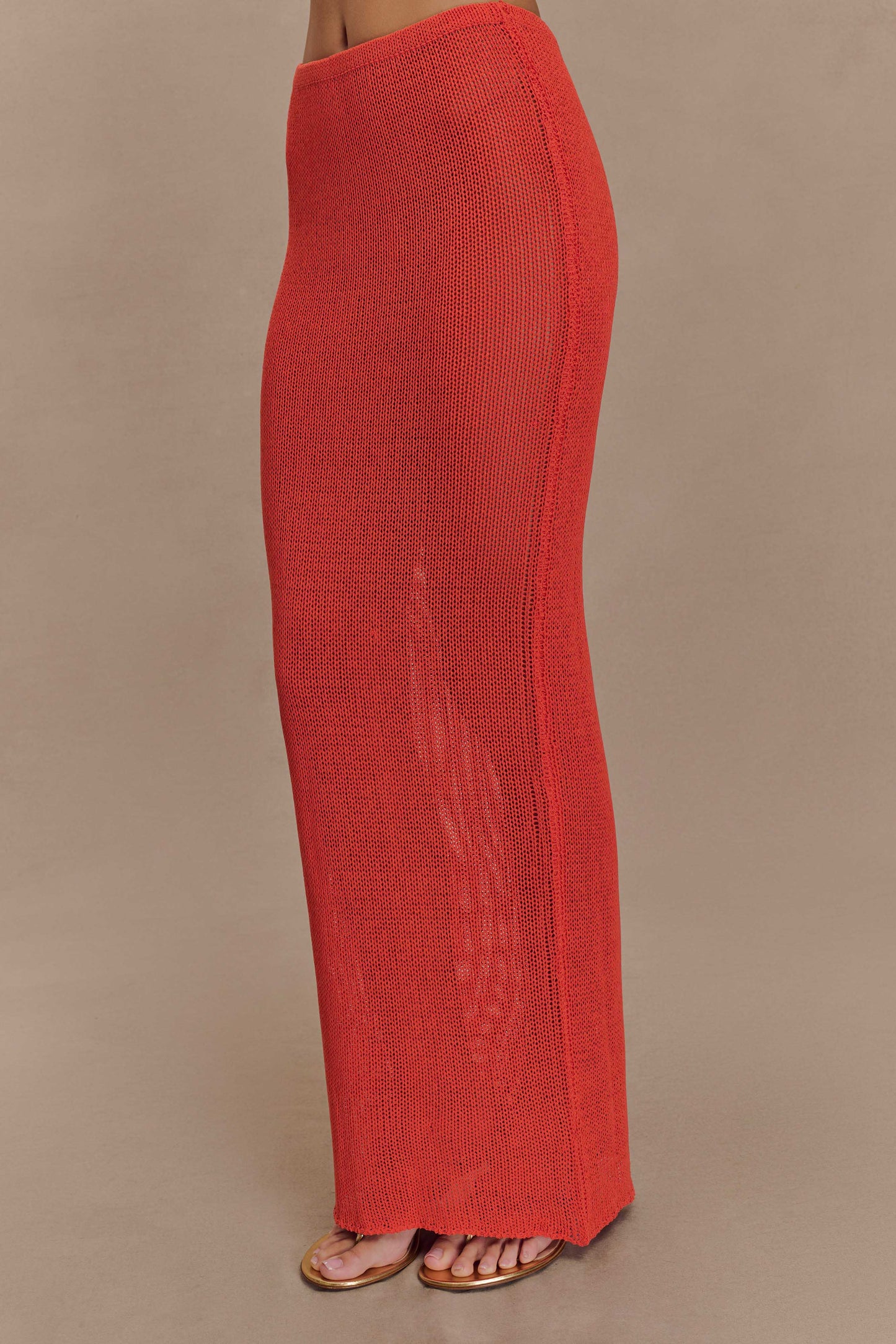 Jupe Maxi Tricot Reagan - Orange
