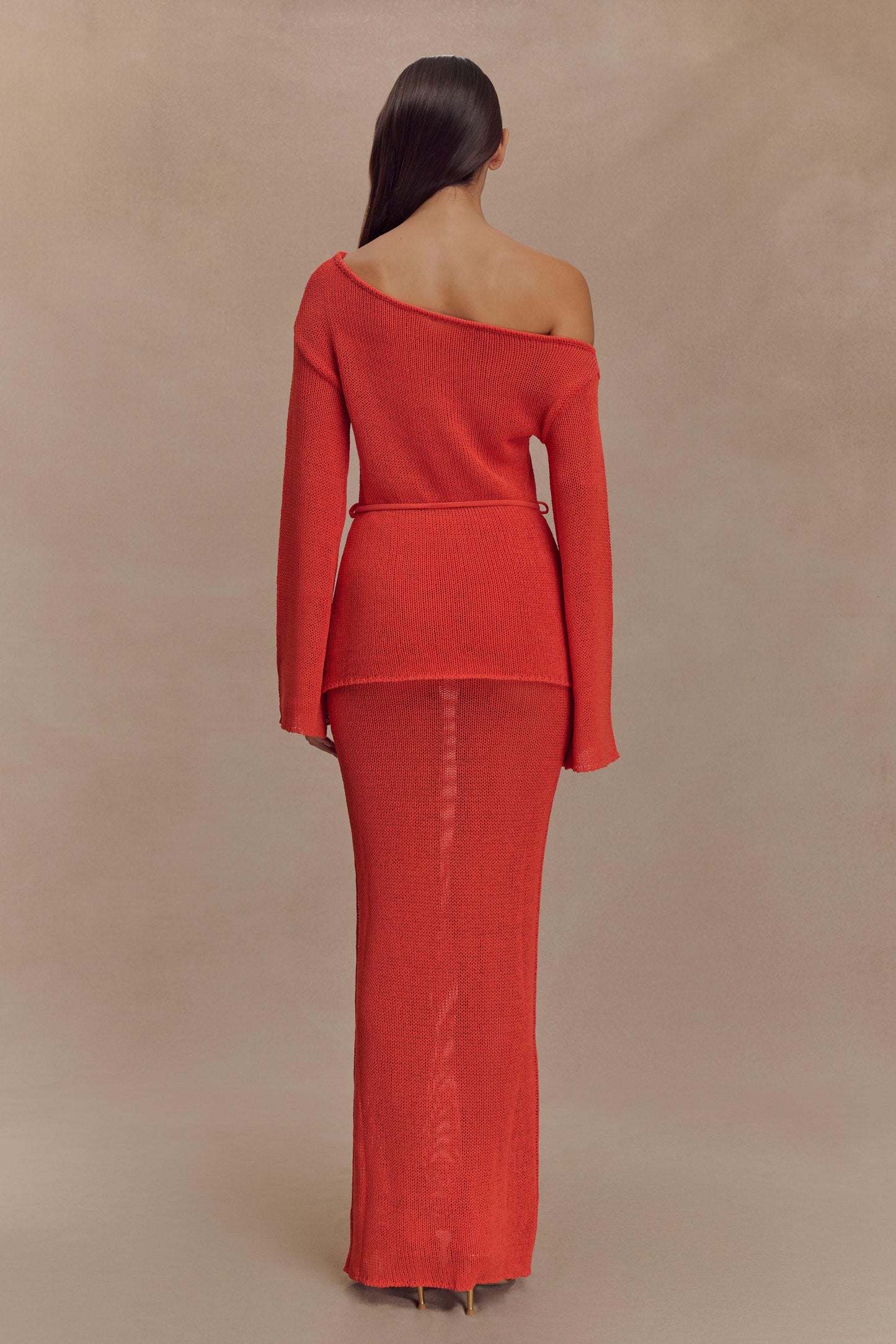 Jupe Maxi Tricot Reagan - Orange
