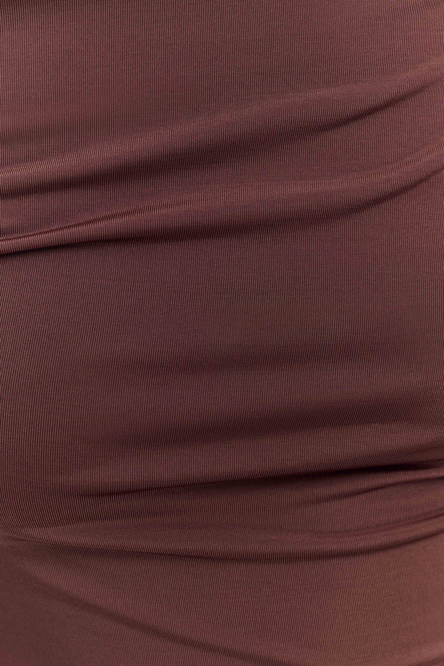 Robe Maxi Kinsley Slinky avec Fentes - Chocolat