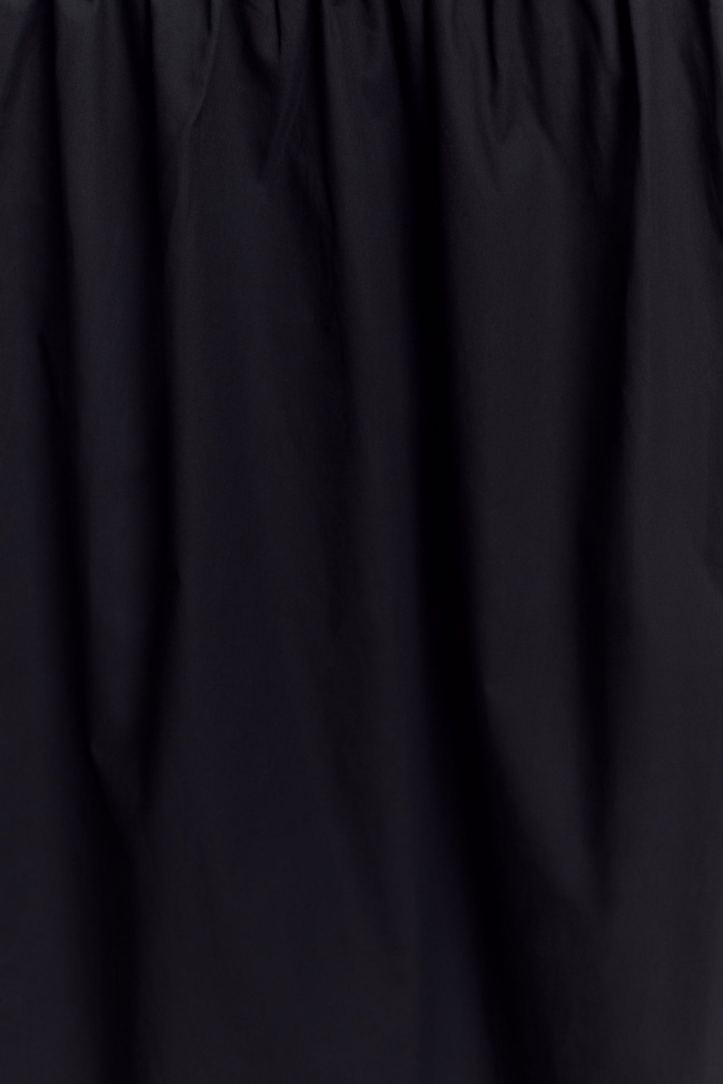 Jupe Maxi Janis en Coton à Volants - Noir