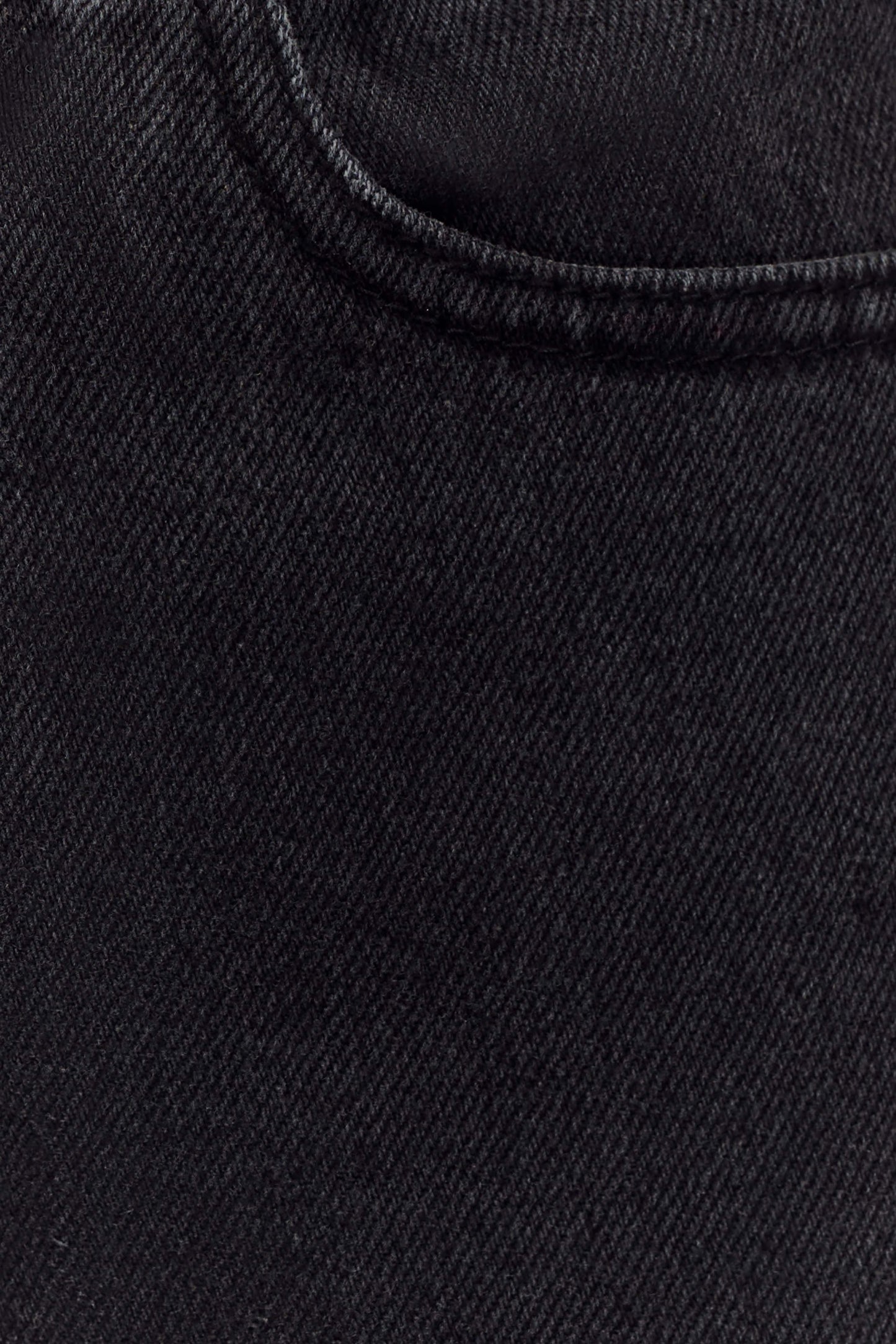 Jeans en jean taille mi-haute Caitlin - Noir délavé