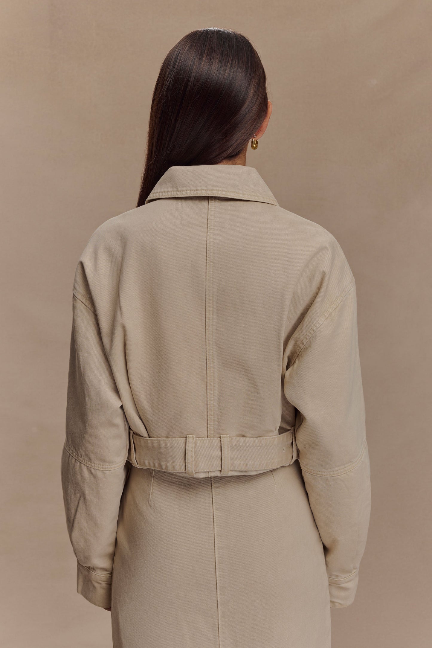 Veste en jean courte Fallon - Lavage pierre