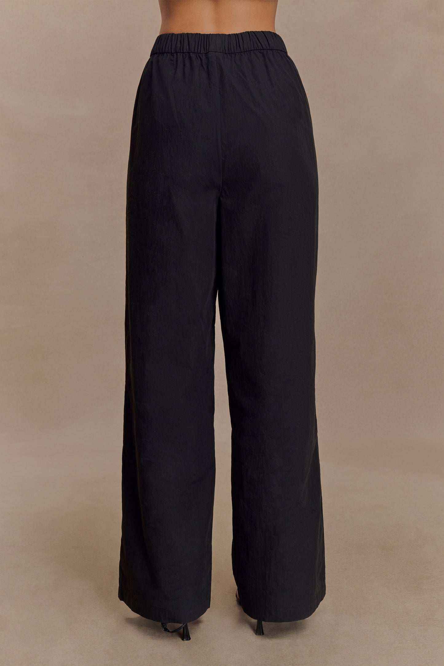Pantalon large en coton Campbell - Noir