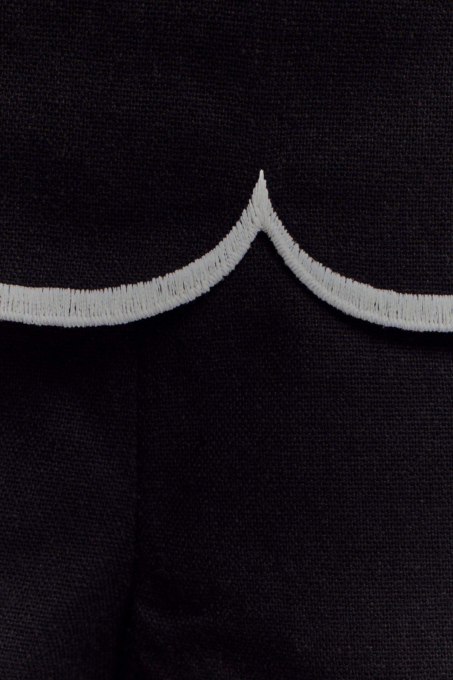 Short Judith à volants - Noir