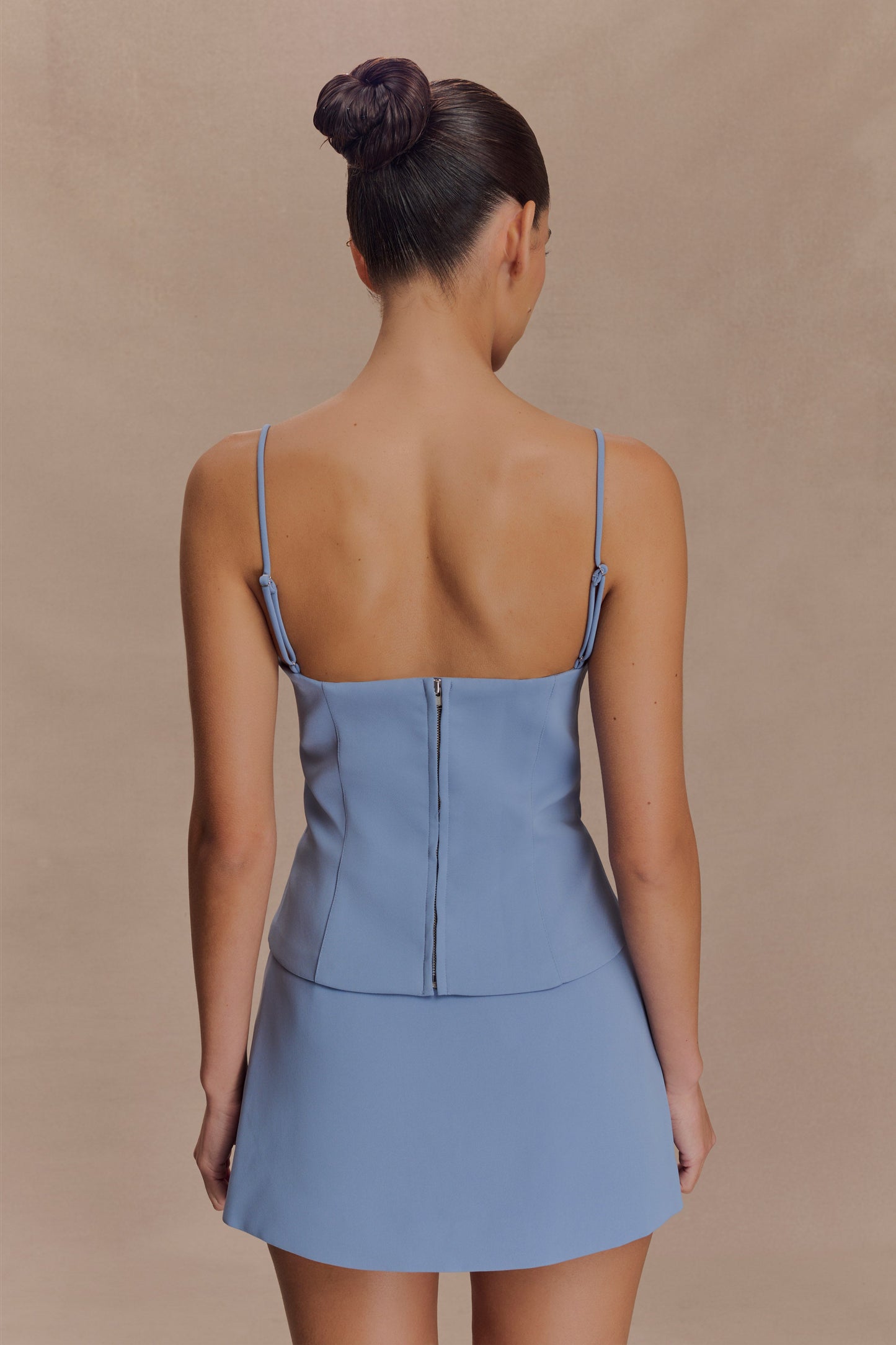 Mini-jupe-pantalon Jaime - Bleu océan