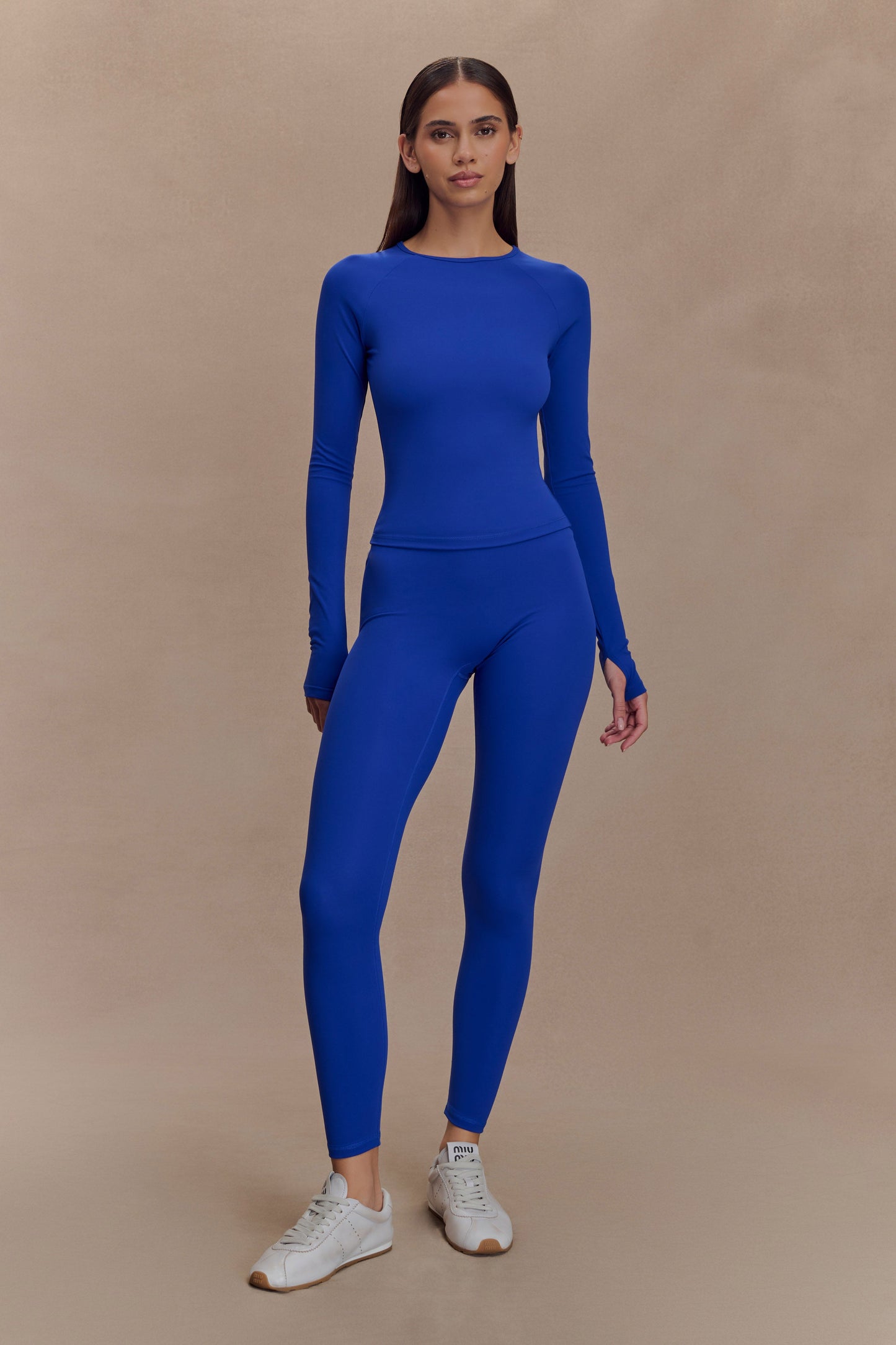 Top de sport à manches longues Eliana - Cobalt