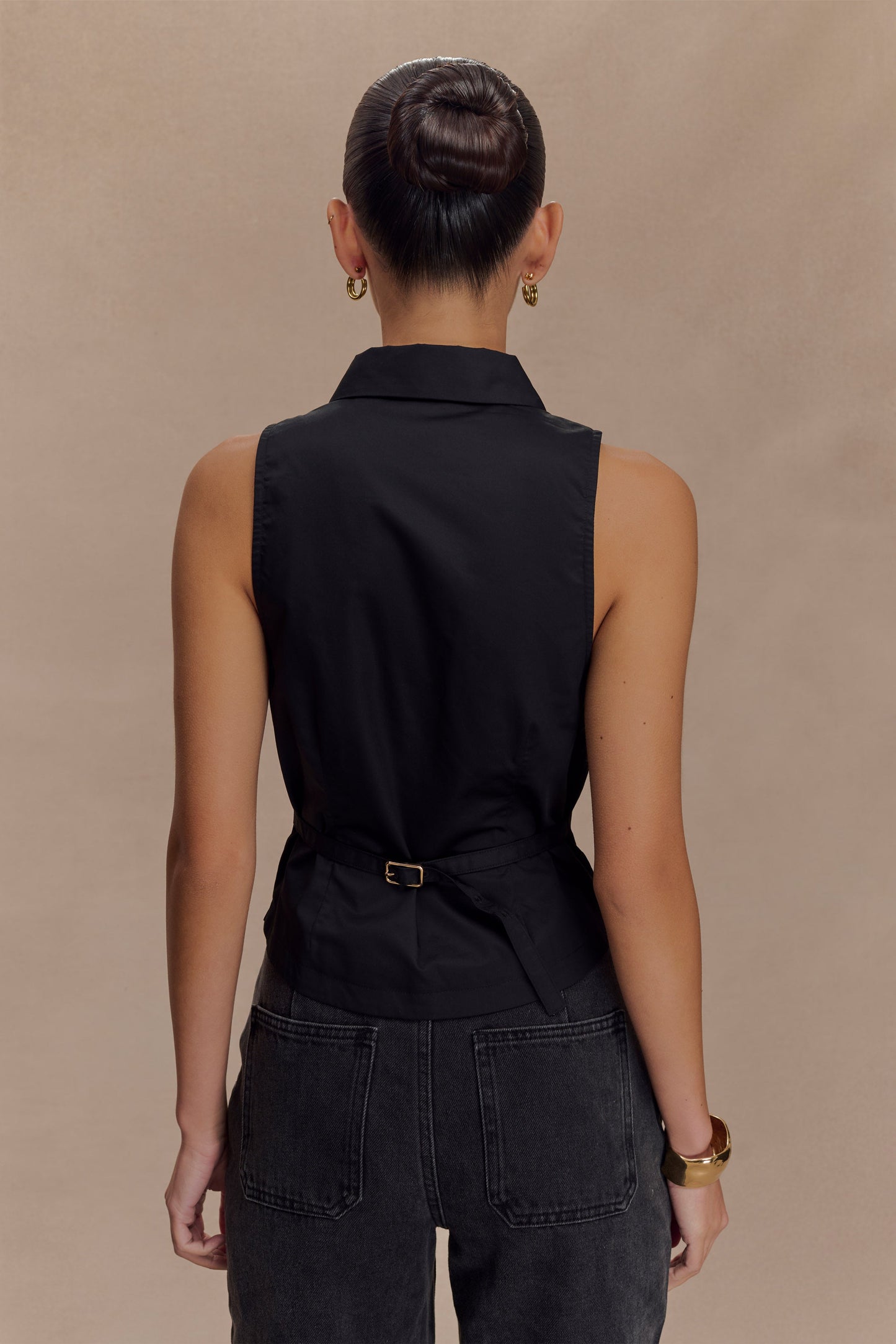 Halter sans manches Selene - Noir