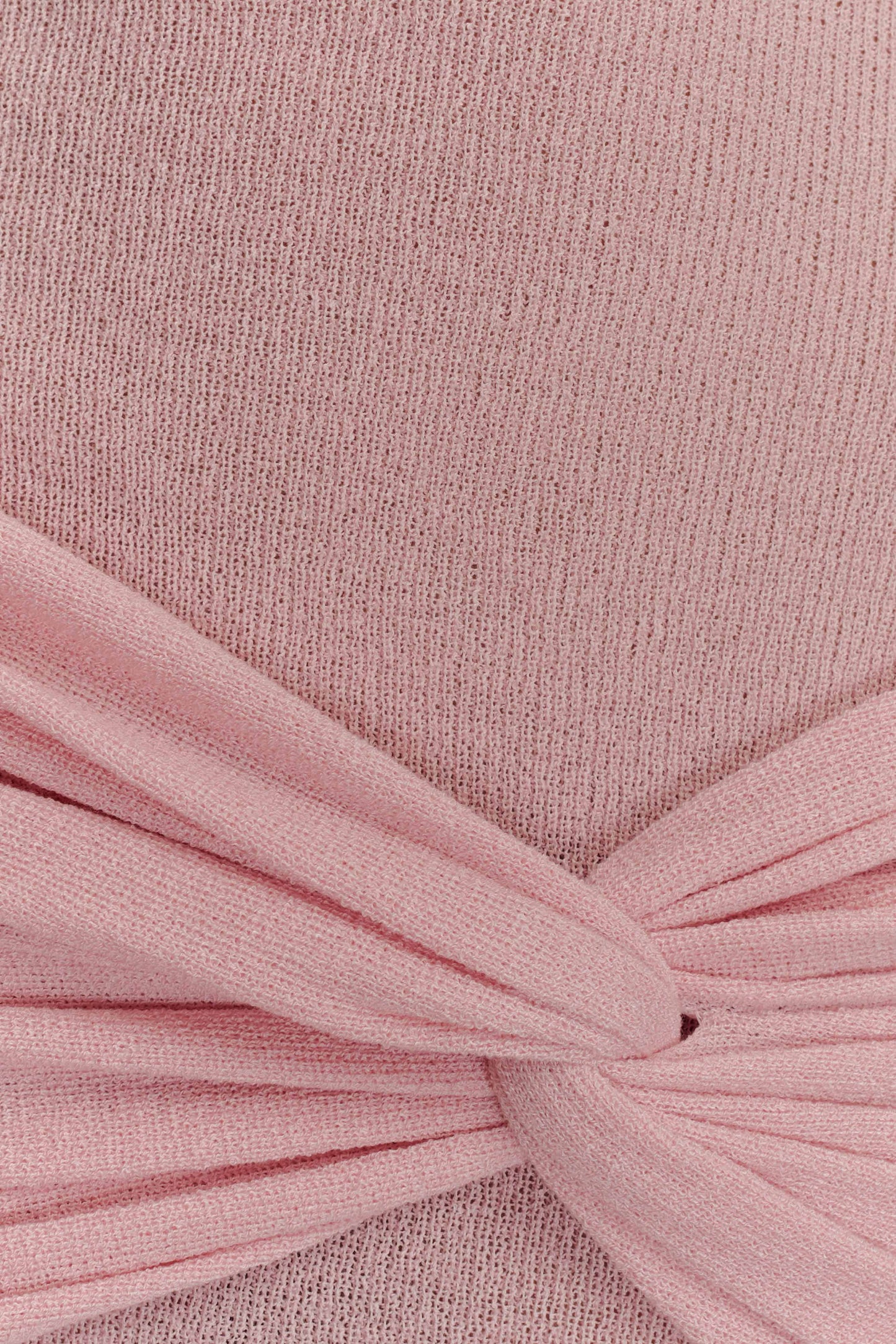 Mini-robe en jersey torsadé Laurie - Rose bébé