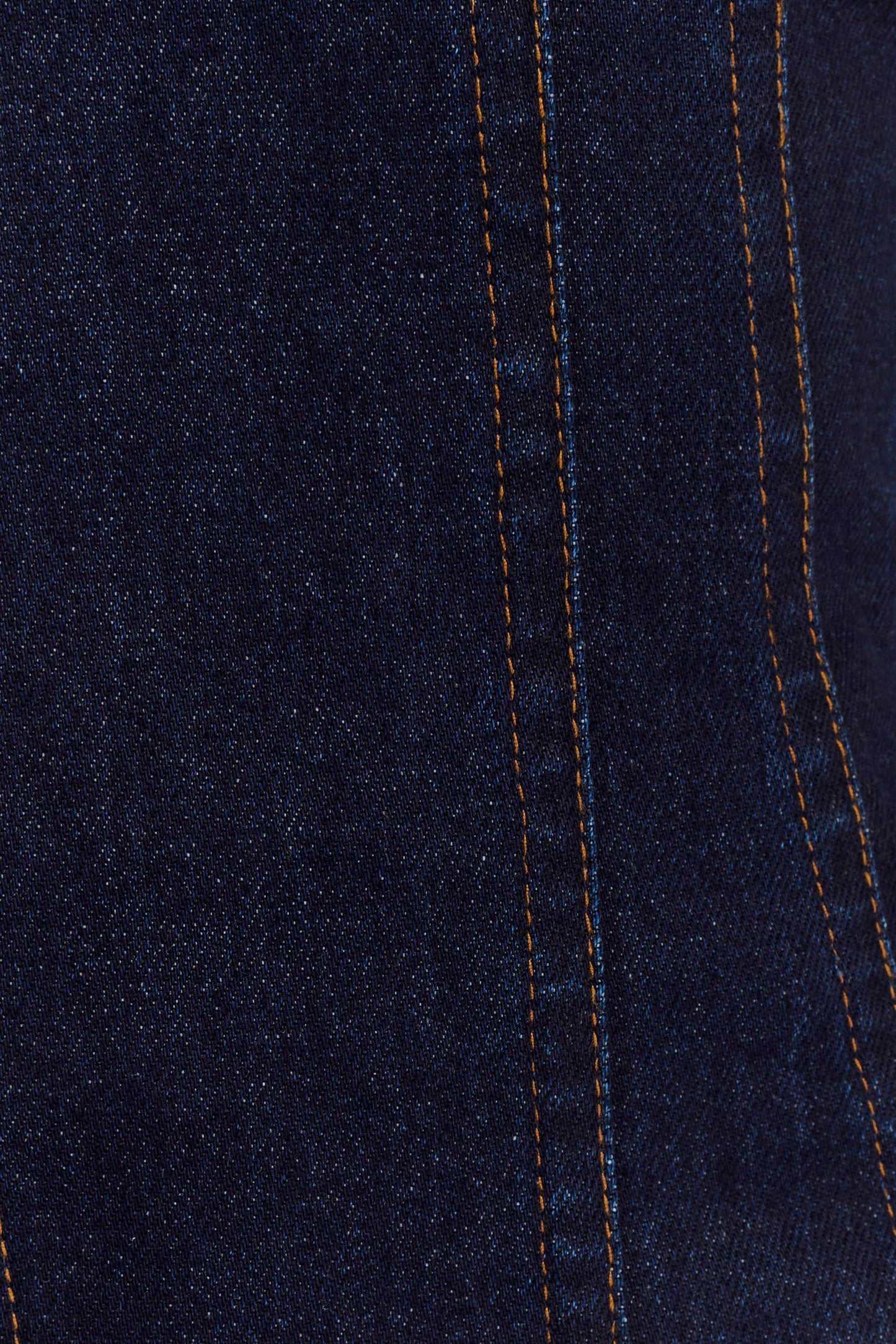 Haut-corset à porter en bandoulière en jean Meadow - Bleu indigo