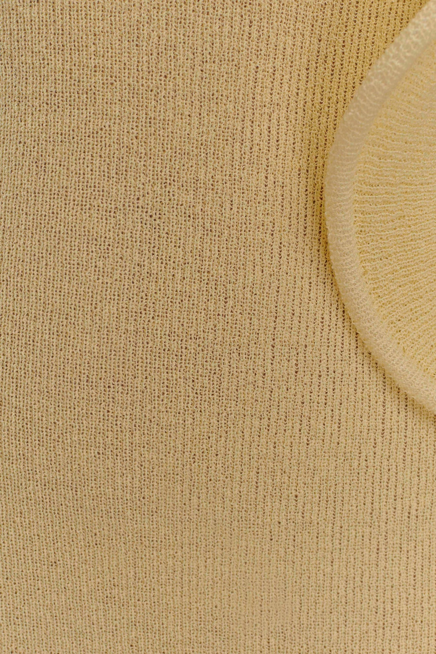 Sandrine Robe Maxi Tricoté Décolleté Croisé - Citron