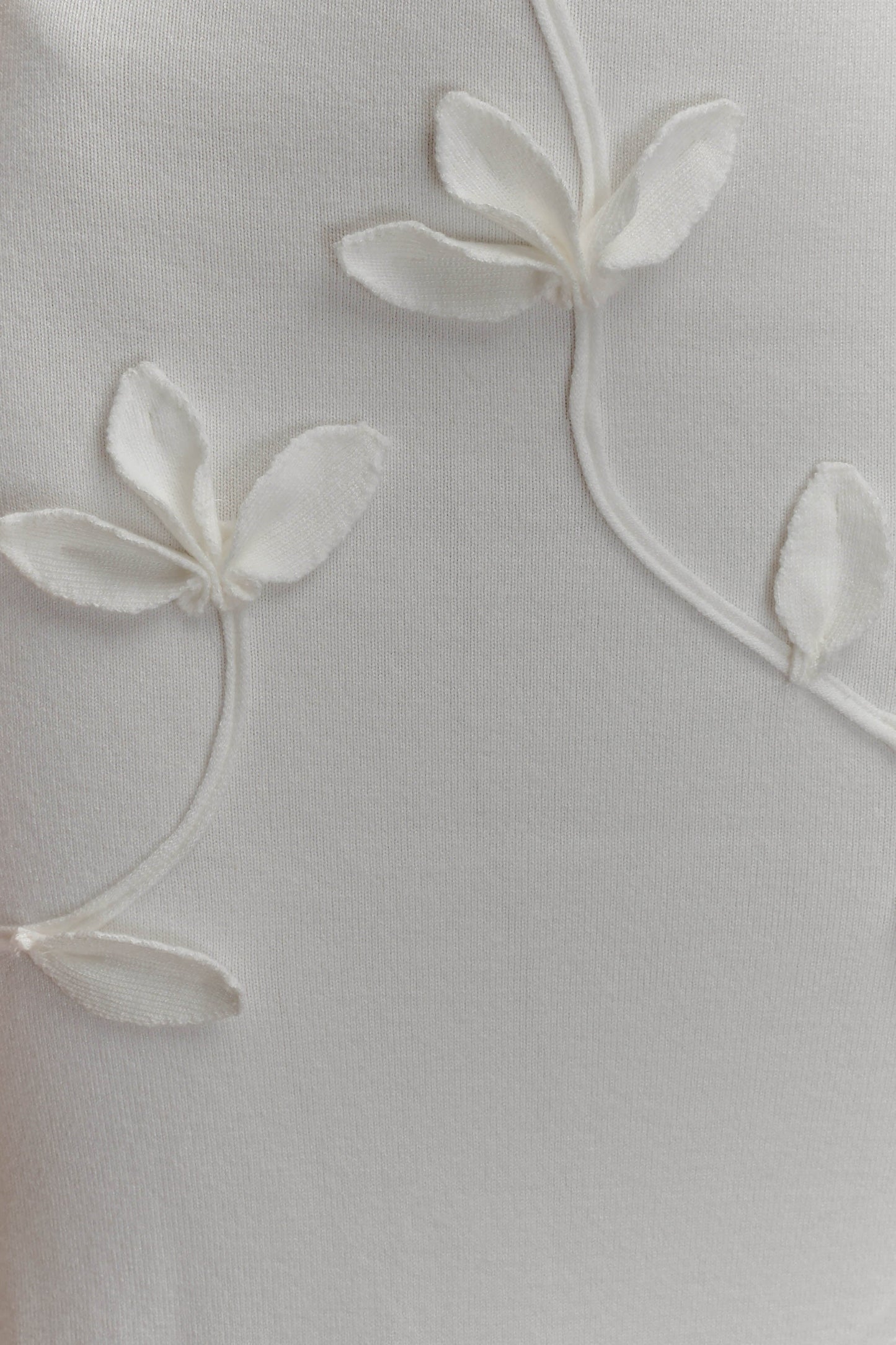 Robe midi en jersey floral Wynn - Blanc