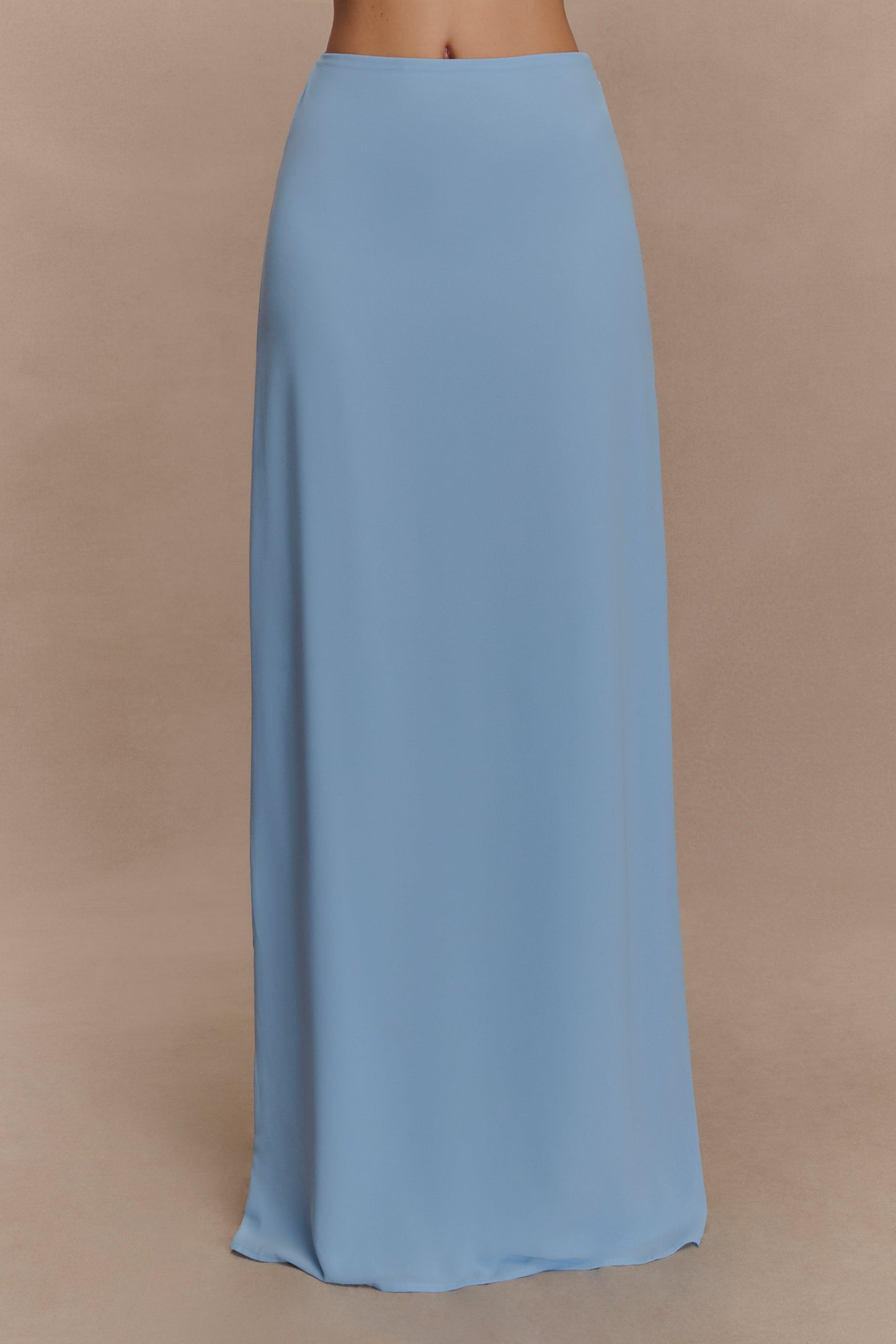 Jupe Maxi en Chiffon Katalina - Bleu Ciel