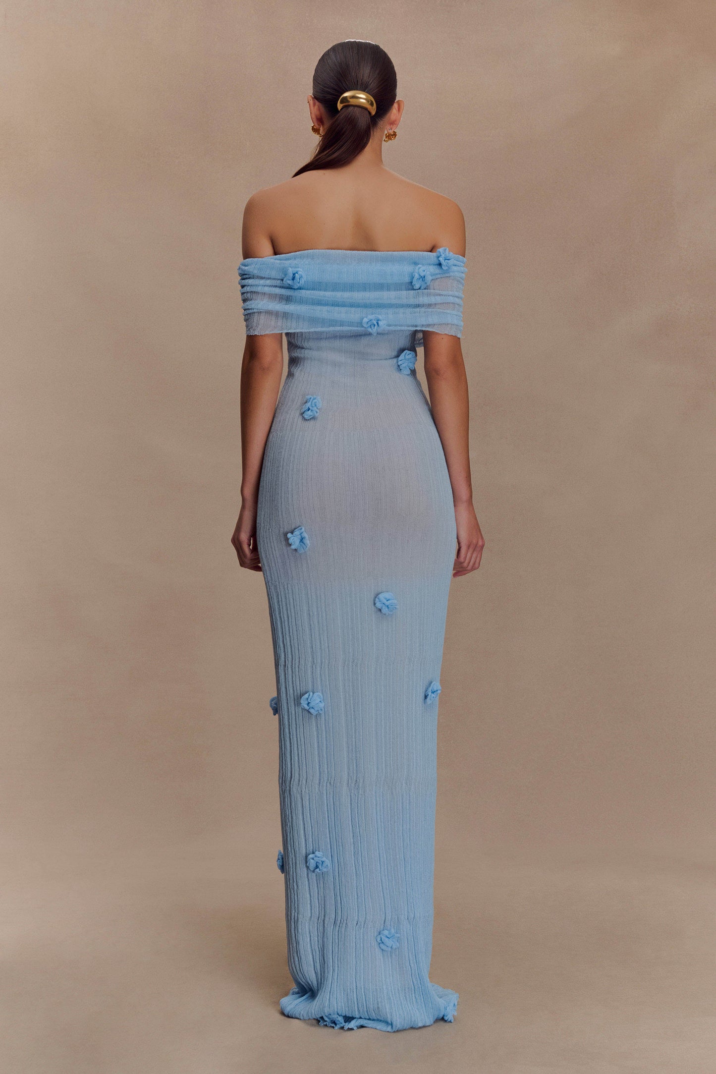 Robe Maxi Tricot Brynn Orchid - Bleu Bébé