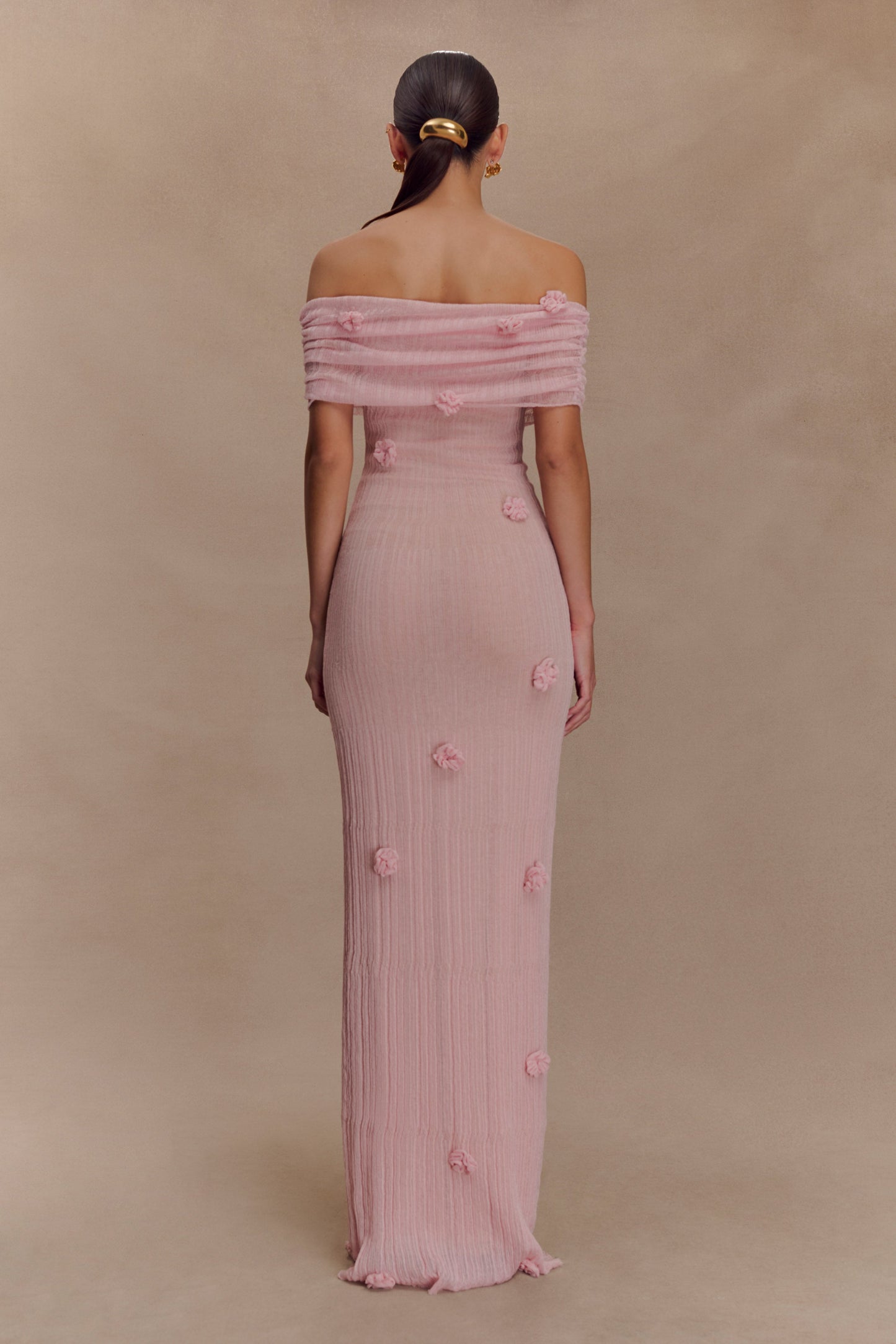 Robe Maxi Tricot Brynn Orchid - Rose Pastel