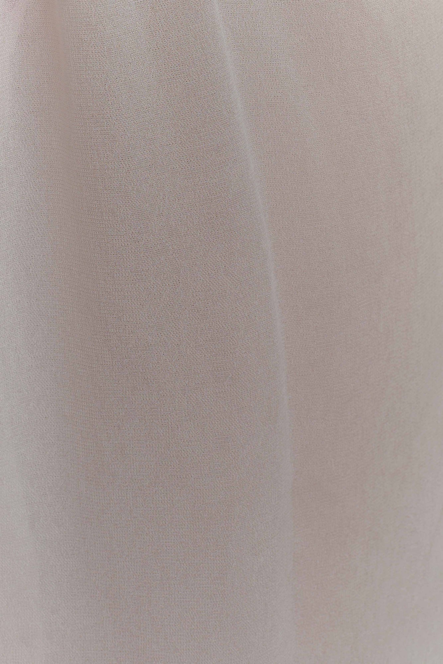 Pantalon droit transparent Tonya - Ivoire